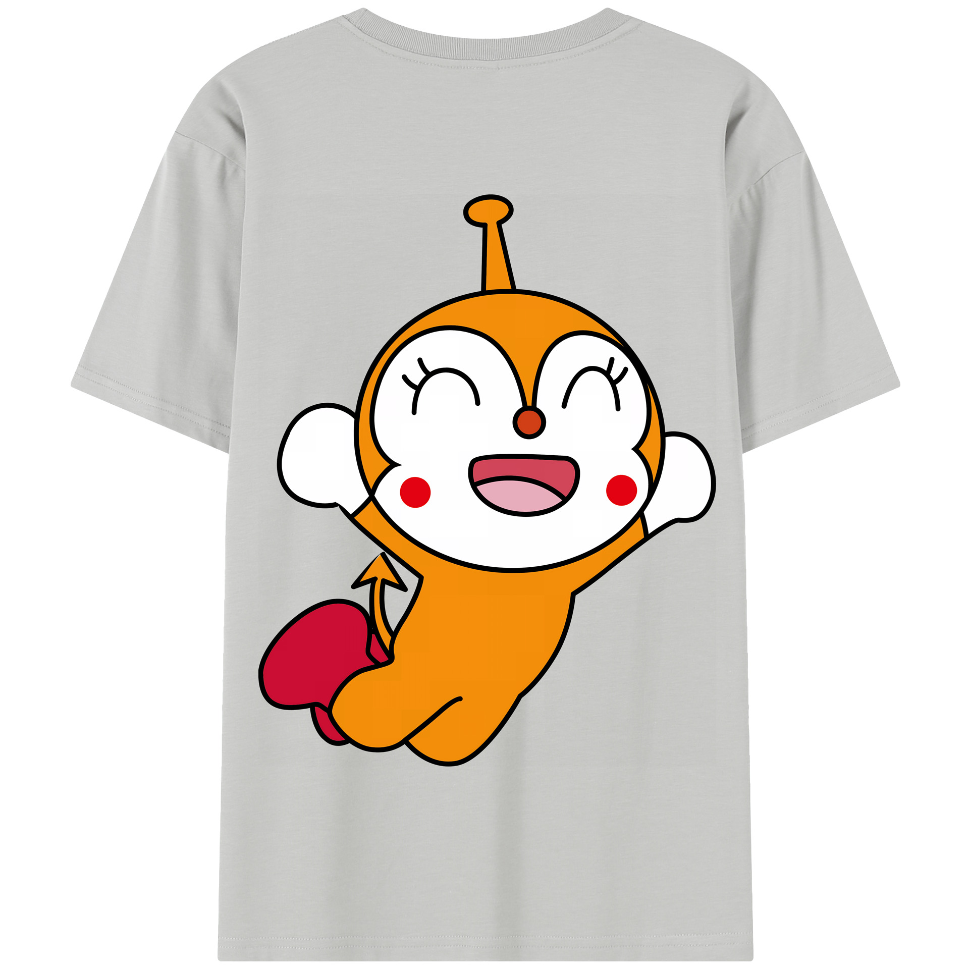 （画像用） アンパンマン Anpanman 綿100％半袖Tシャツ（背面プリント）