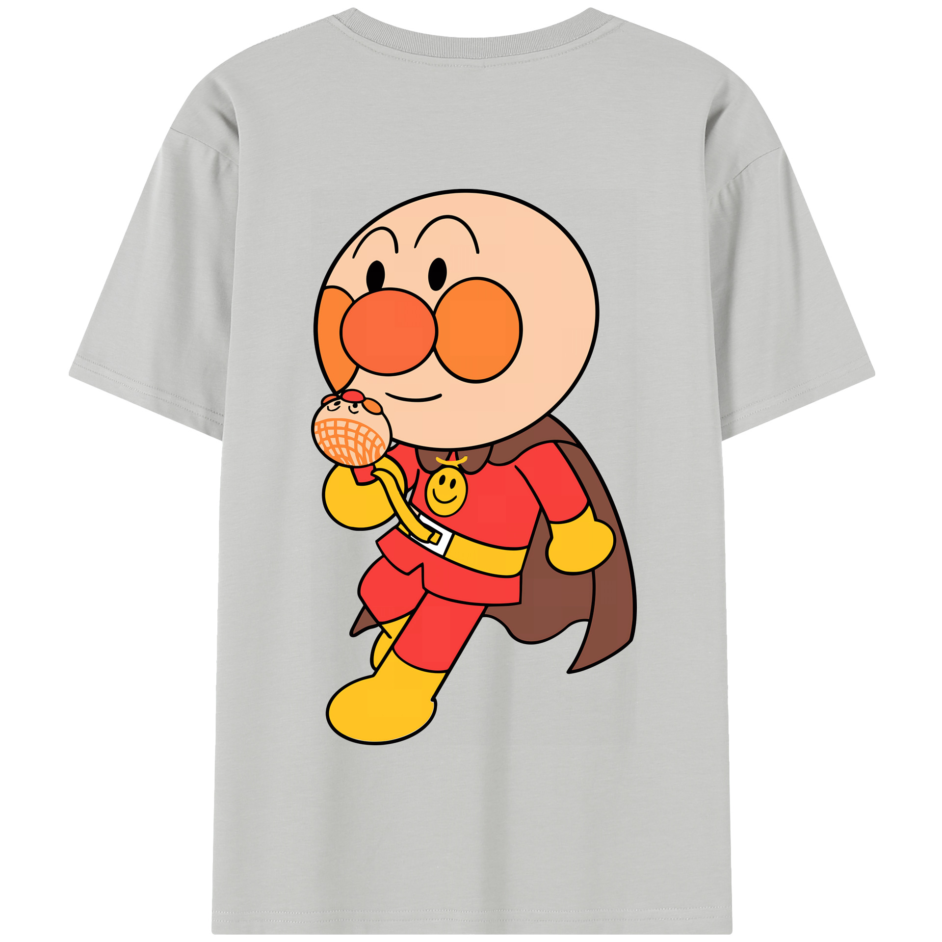 （画像用） アンパンマン Anpanman 綿100％半袖Tシャツ（背面プリント）