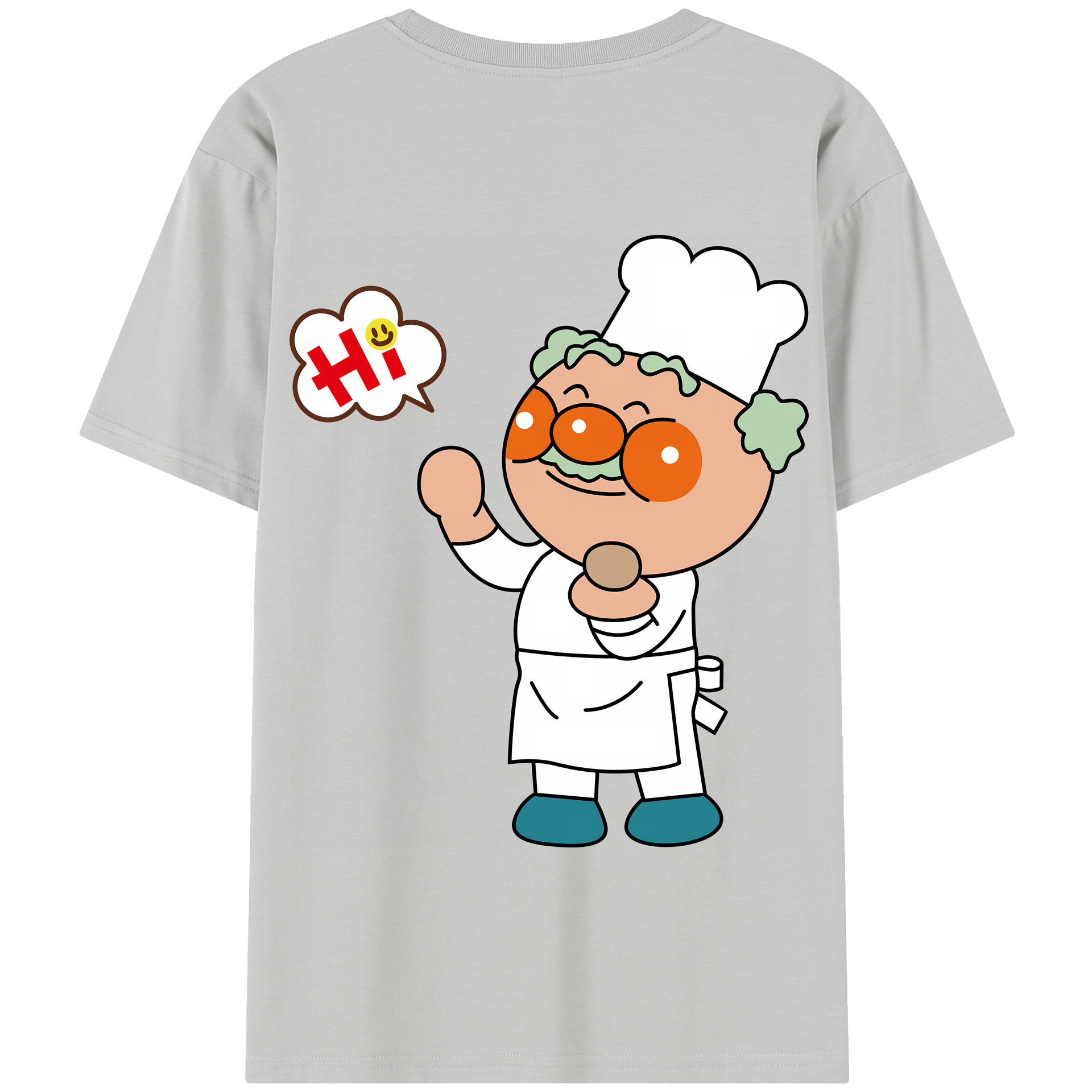 （画像用） アンパンマン Anpanman 綿100％半袖Tシャツ（背面プリント）