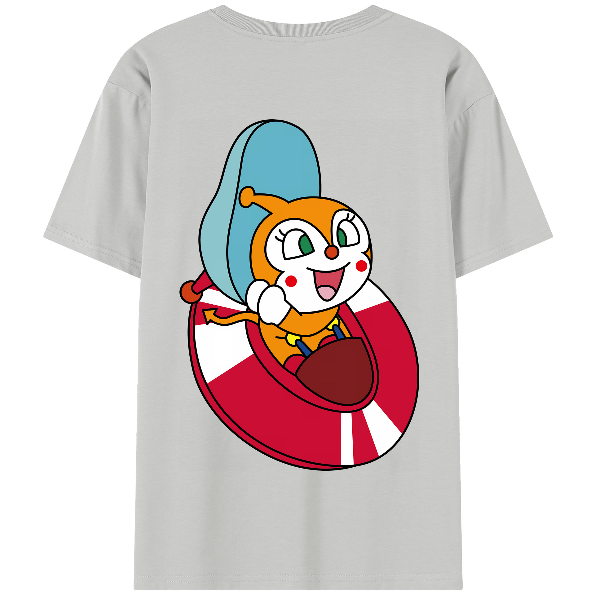 （画像用） アンパンマン Anpanman 綿100％半袖Tシャツ（背面プリント）