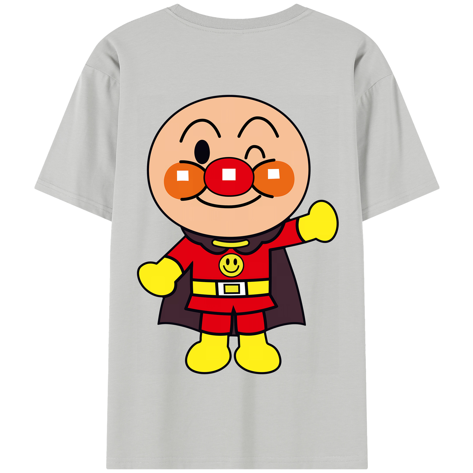 （画像用） アンパンマン Anpanman 綿100％半袖Tシャツ（背面プリント）