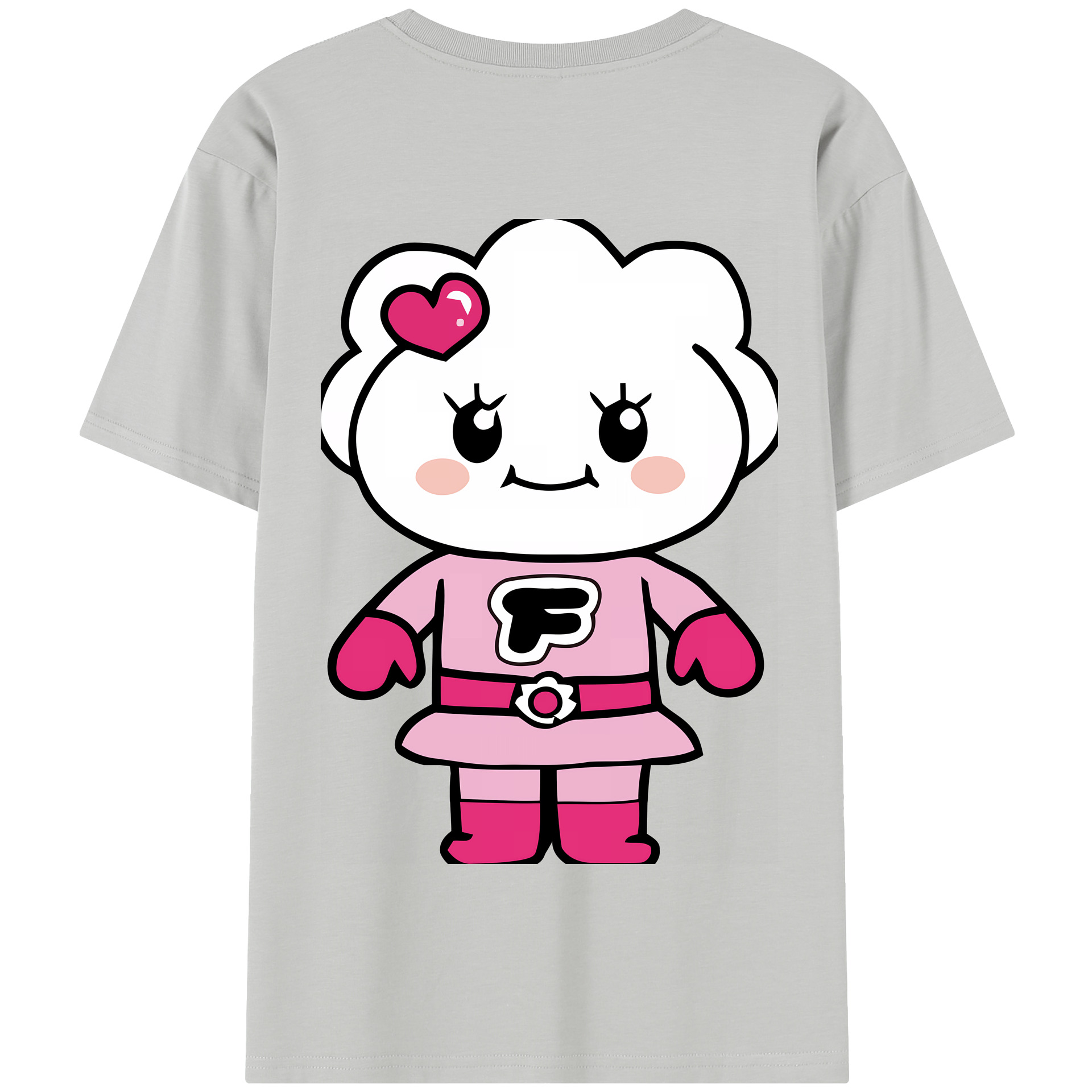 （画像用） アンパンマン Anpanman 綿100％半袖Tシャツ（背面プリント）