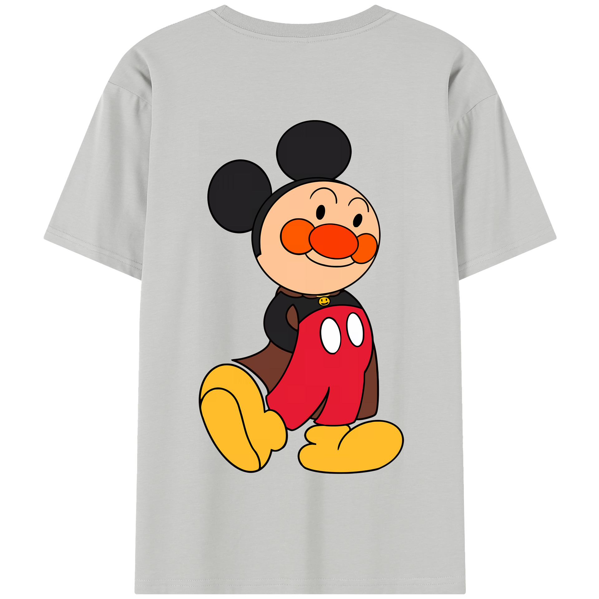 （画像用） アンパンマン Anpanman 綿100％半袖Tシャツ（背面プリント）