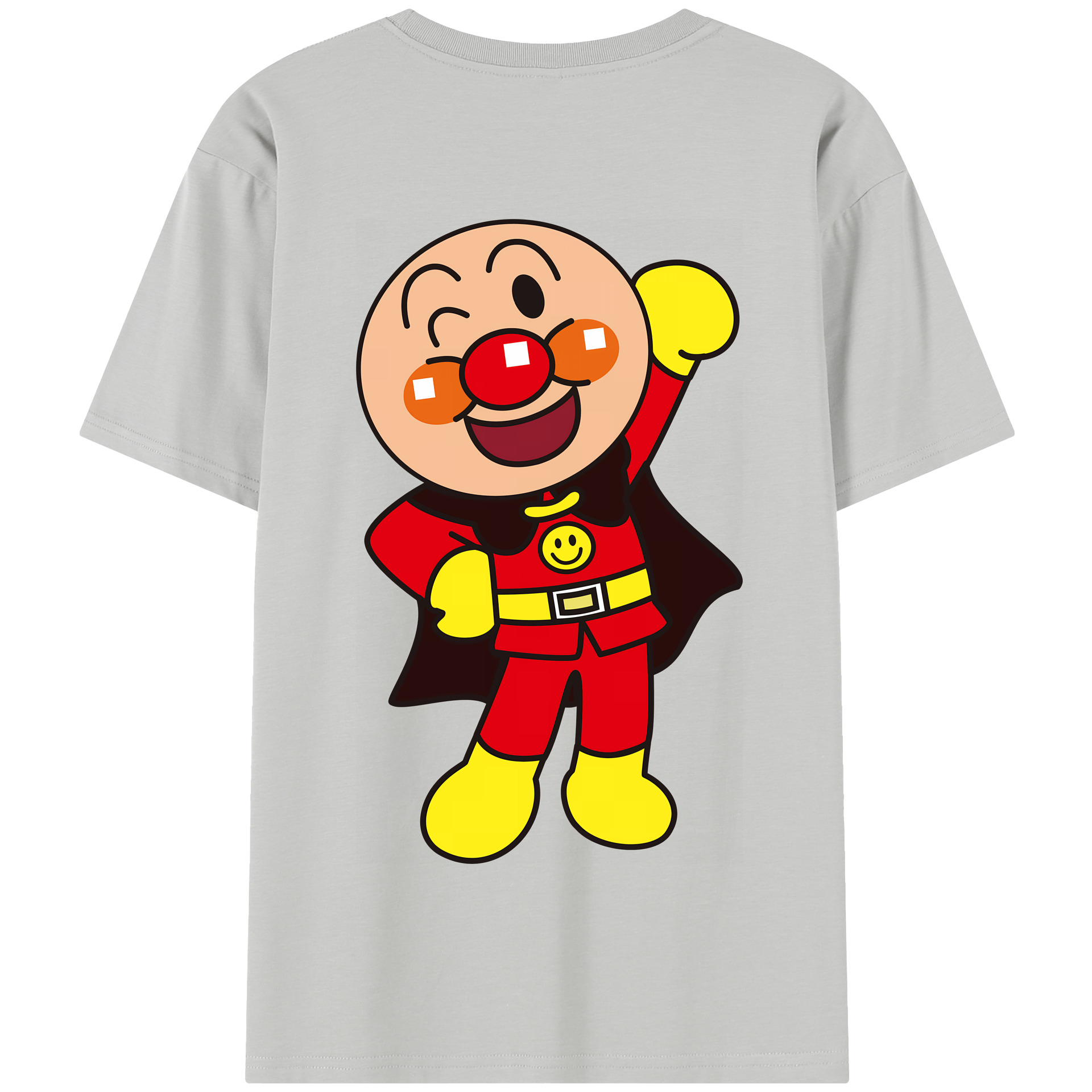 （画像用） アンパンマン Anpanman 綿100％半袖Tシャツ（背面プリント）