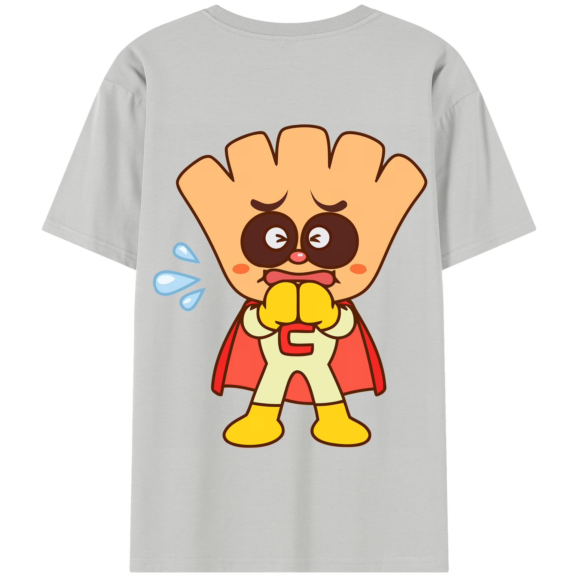 （画像用） アンパンマン Anpanman 綿100％半袖Tシャツ（背面プリント）