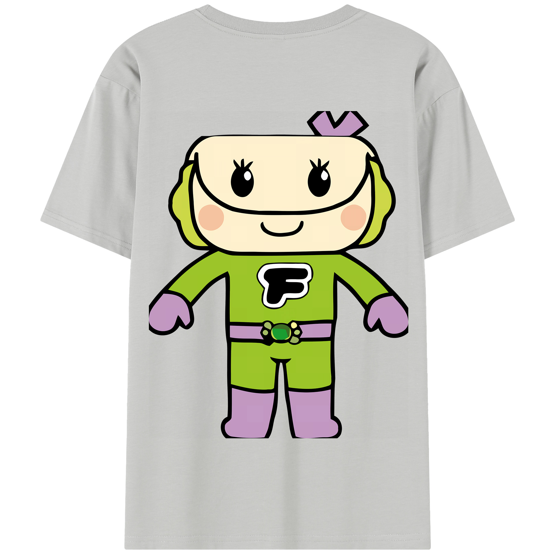 （画像用） アンパンマン Anpanman 綿100％半袖Tシャツ（背面プリント）