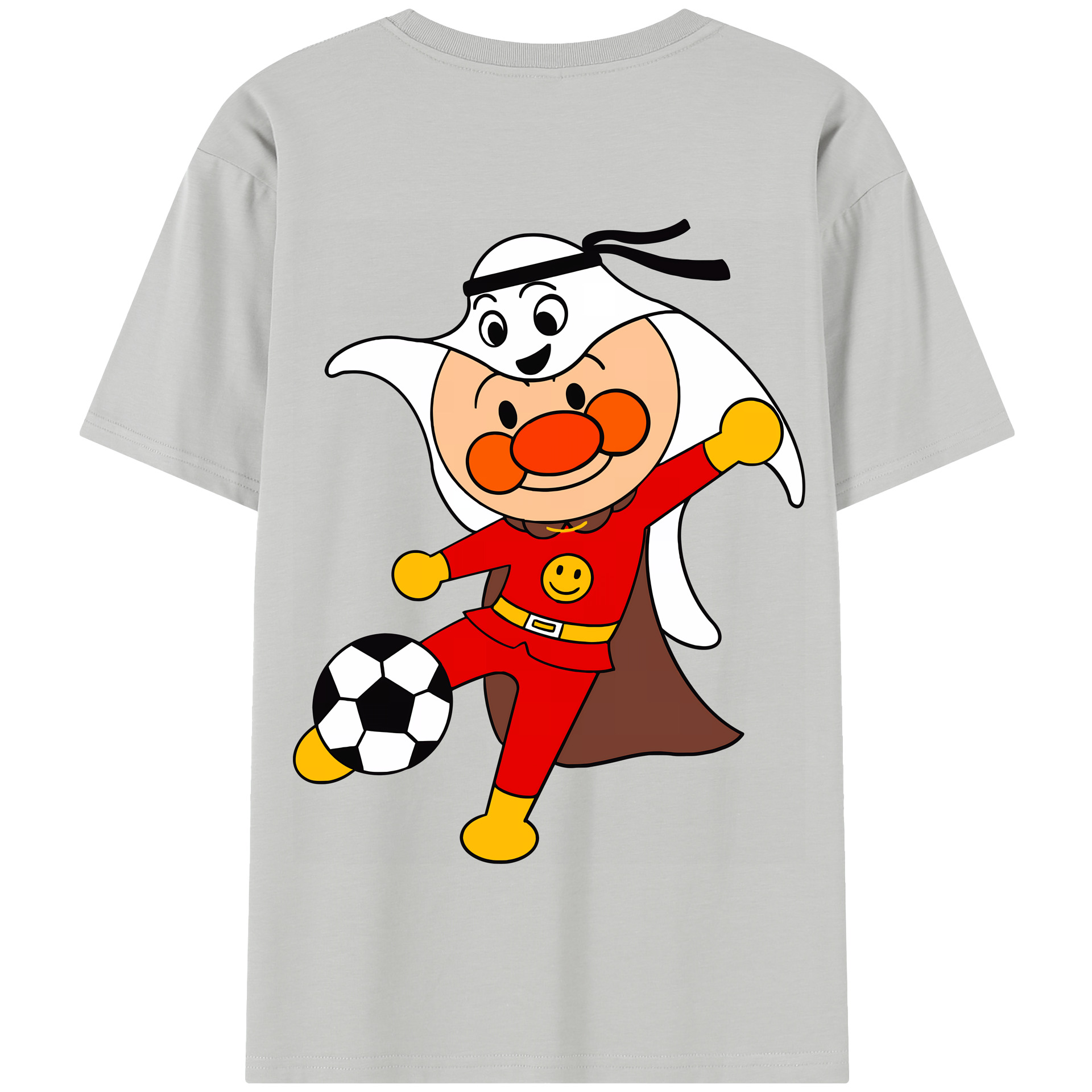 （画像用） アンパンマン Anpanman 綿100％半袖Tシャツ（背面プリント）