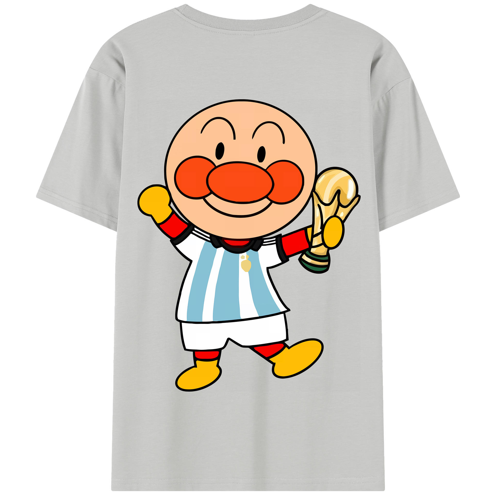 （画像用） アンパンマン Anpanman 綿100％半袖Tシャツ（背面プリント）