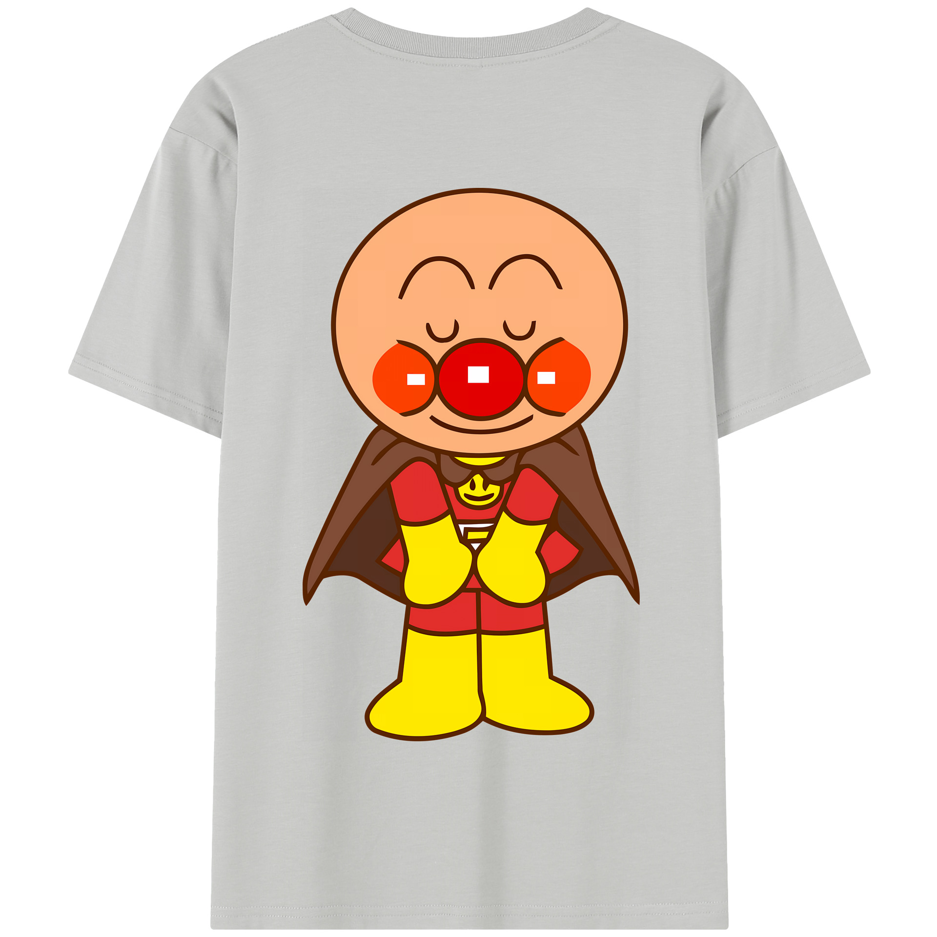（画像用） アンパンマン Anpanman 綿100％半袖Tシャツ（背面プリント）