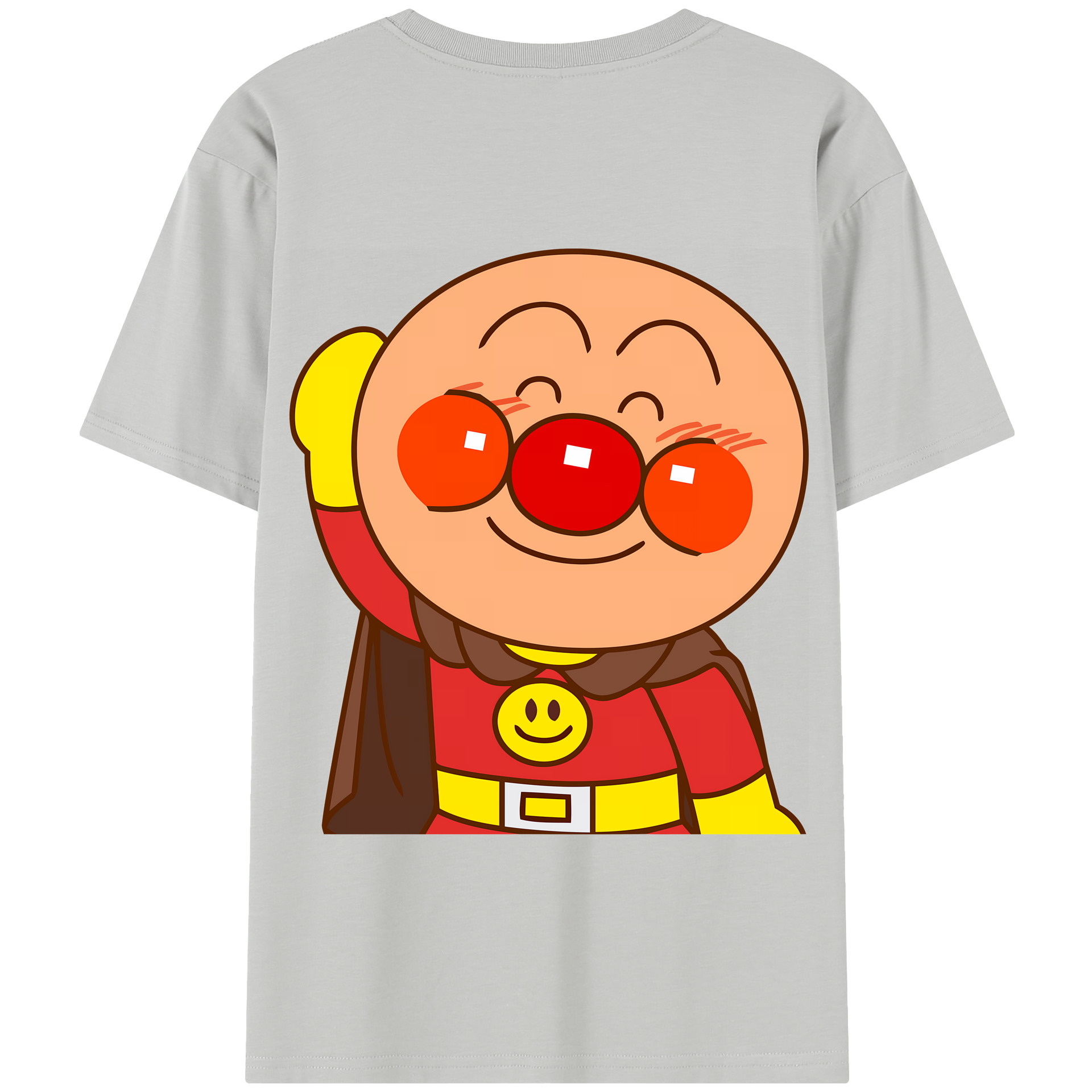 （画像用） アンパンマン Anpanman 綿100％半袖Tシャツ（背面プリント）
