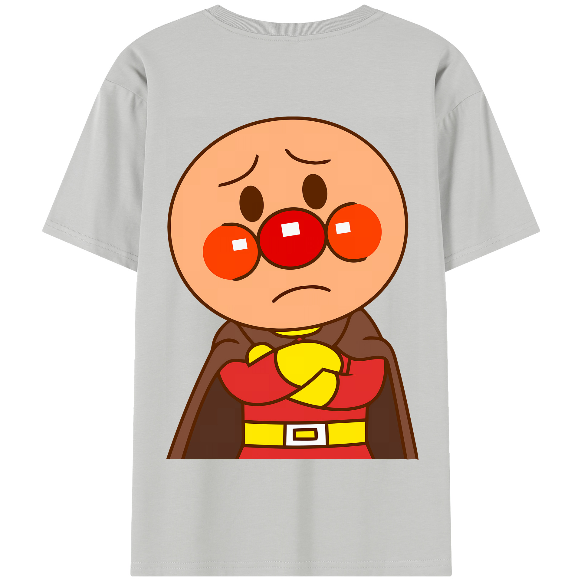 （画像用） アンパンマン Anpanman 綿100％半袖Tシャツ（背面プリント）