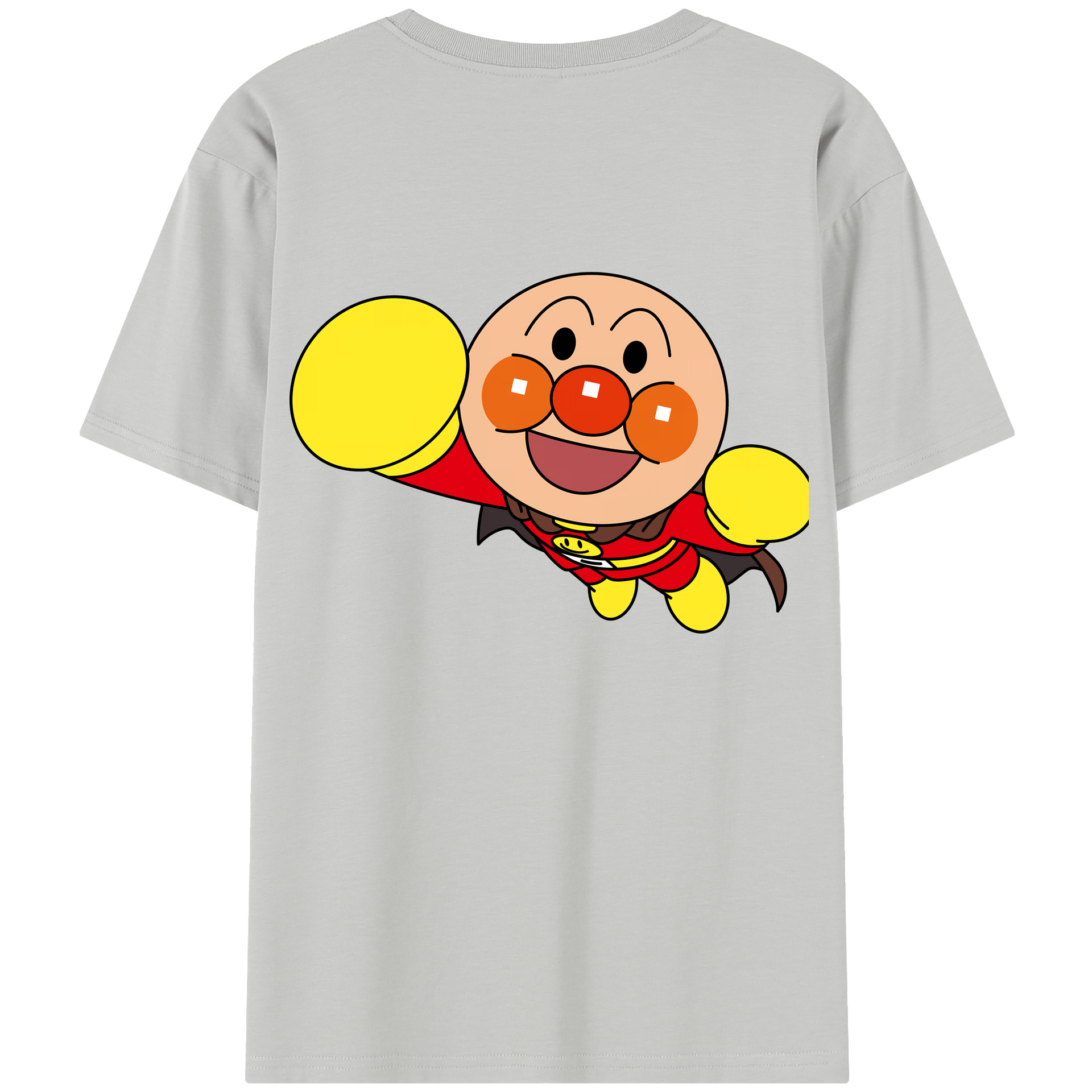 （画像用） アンパンマン Anpanman 綿100％半袖Tシャツ（背面プリント）