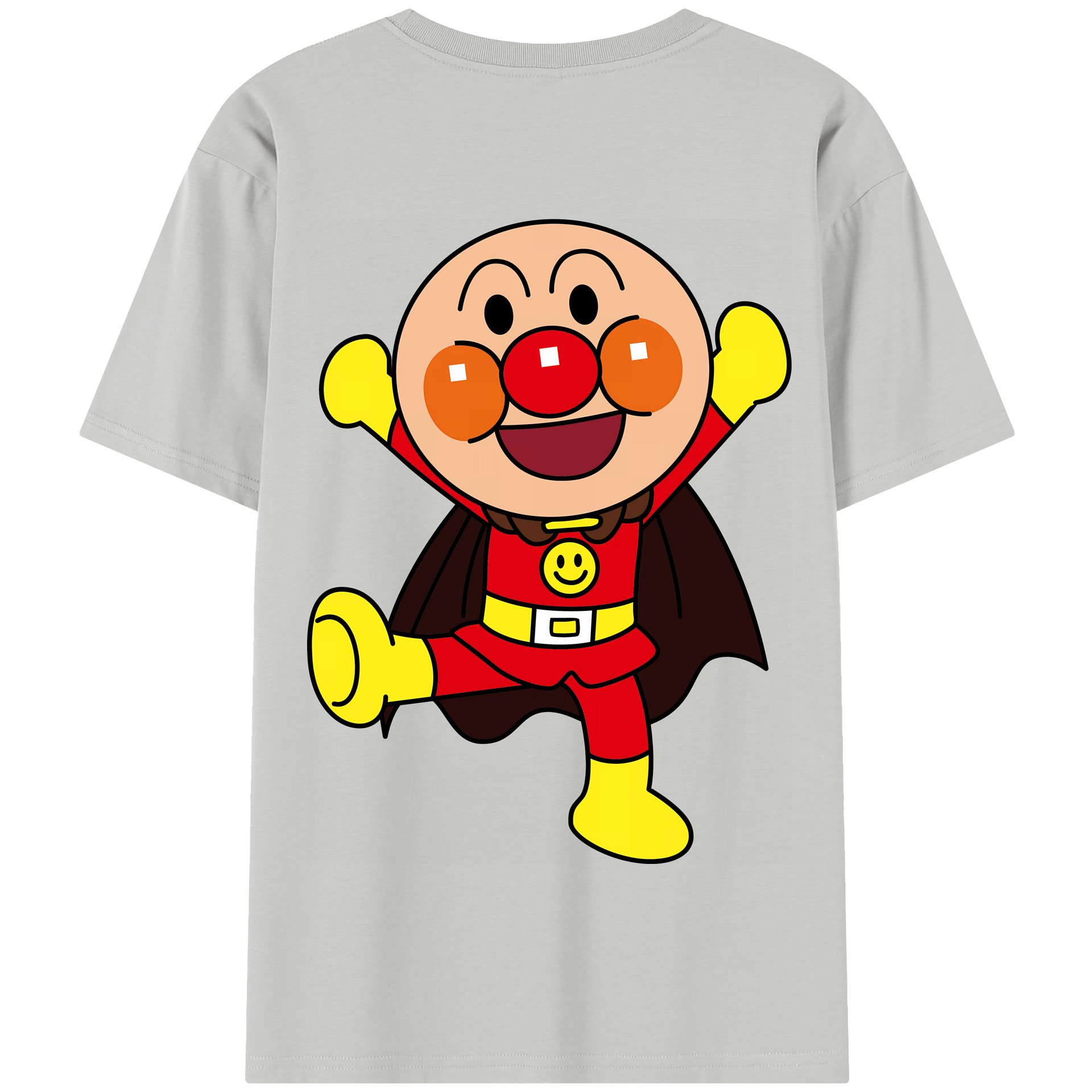 （画像用） アンパンマン Anpanman 綿100％半袖Tシャツ（背面プリント）