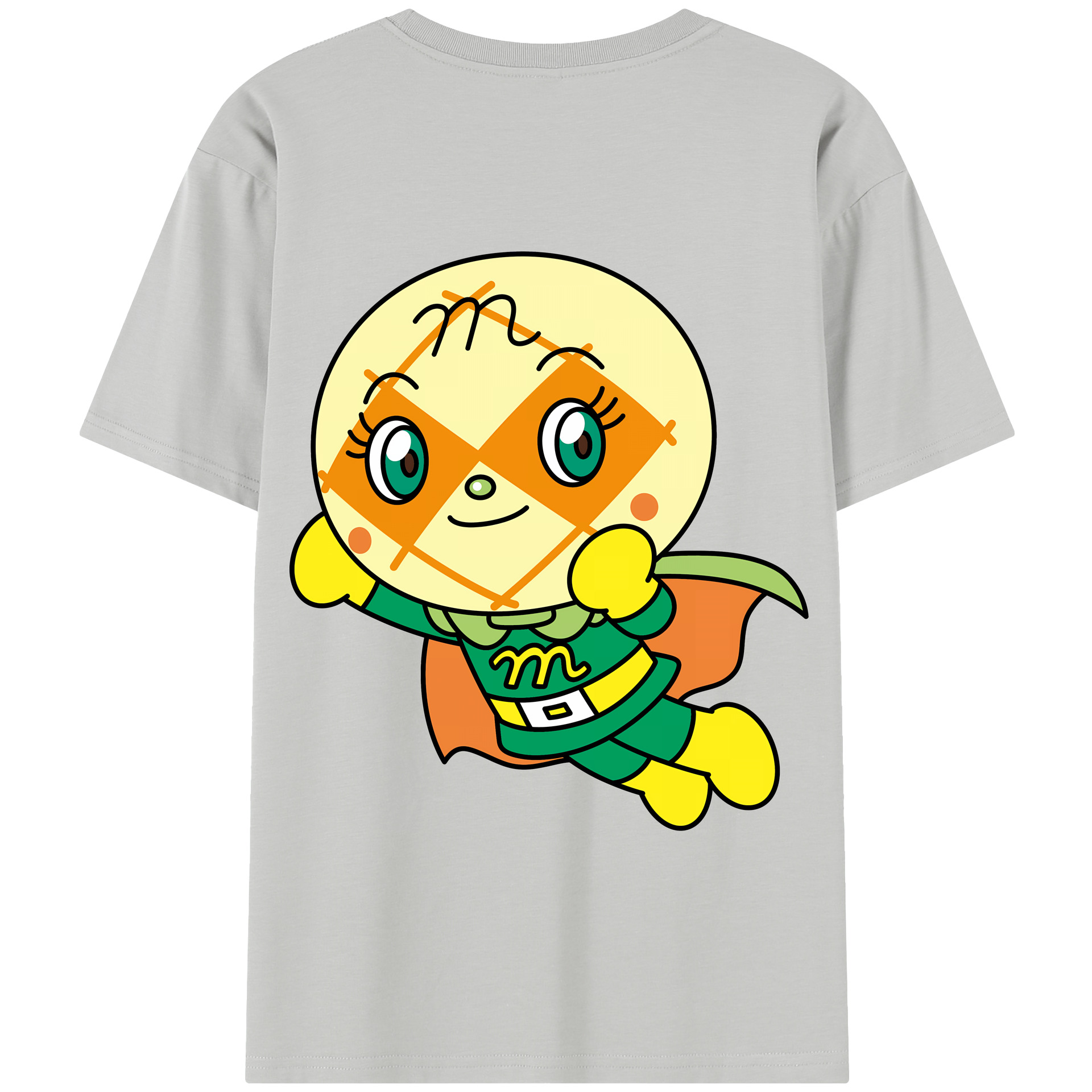 （画像用） アンパンマン Anpanman 綿100％半袖Tシャツ（背面プリント）