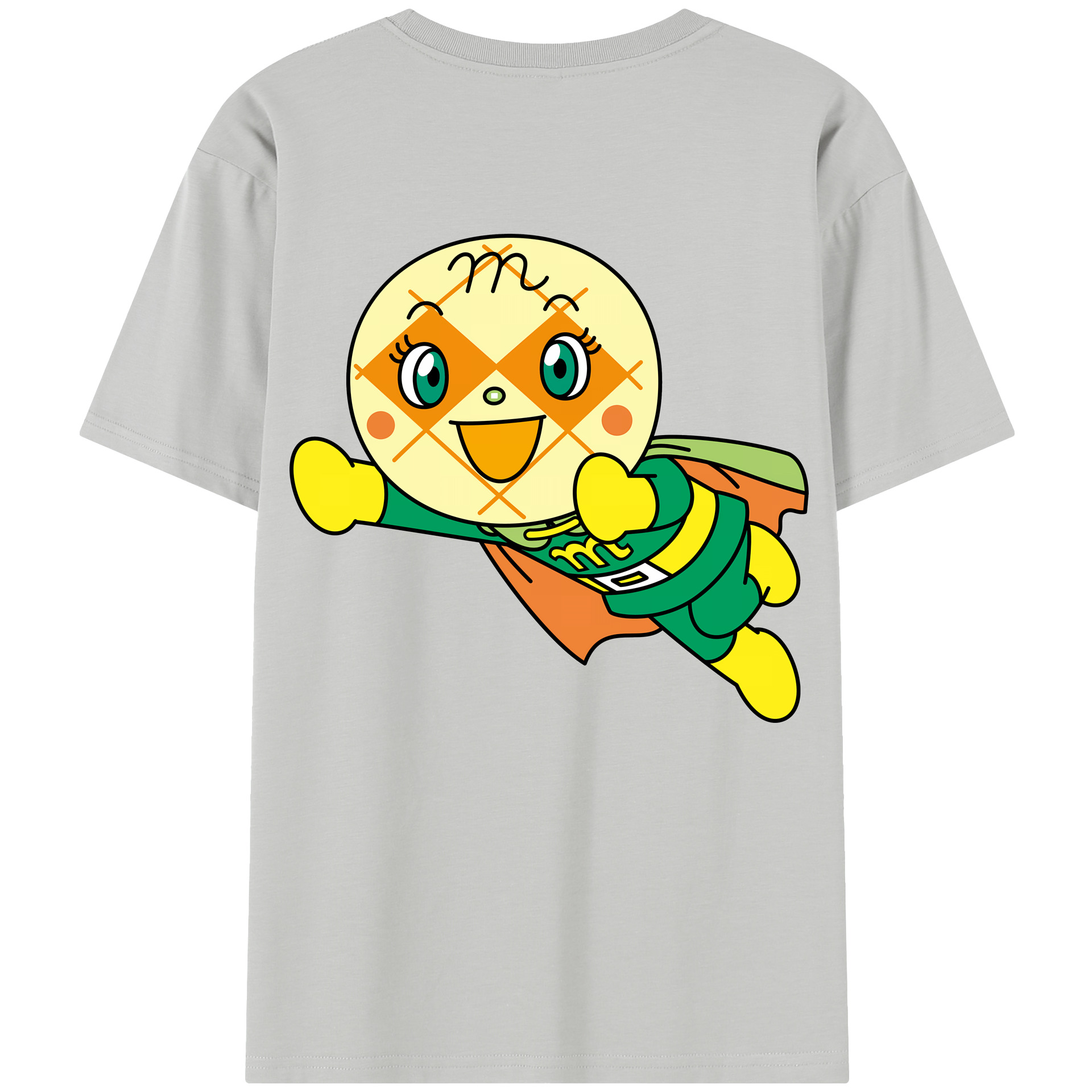 （画像用） アンパンマン Anpanman 綿100％半袖Tシャツ（背面プリント）