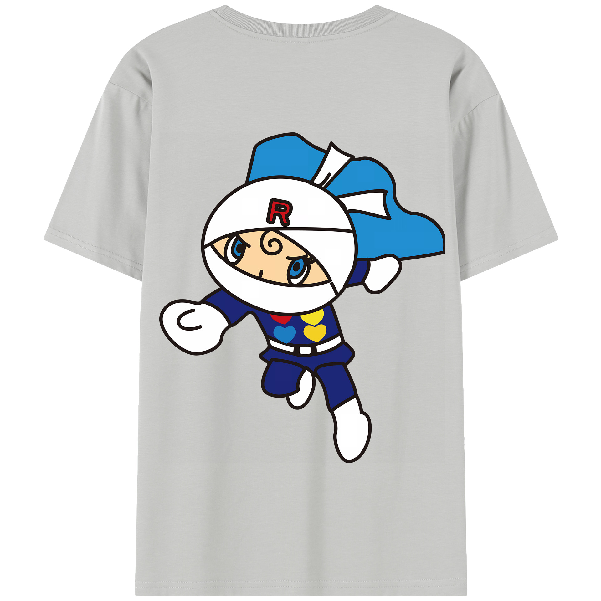 （画像用） アンパンマン Anpanman 綿100％半袖Tシャツ（背面プリント）