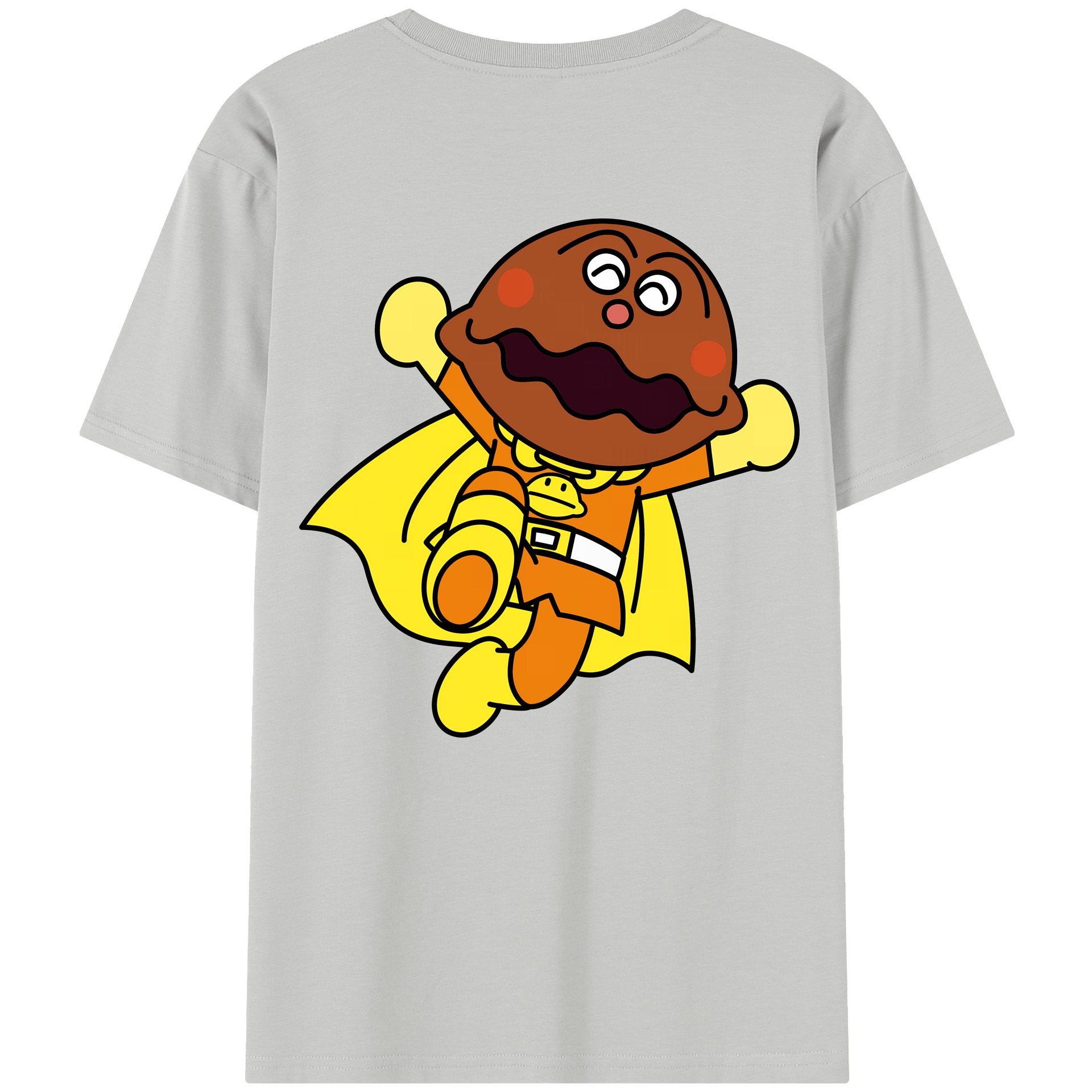 （画像用） アンパンマン Anpanman 綿100％半袖Tシャツ（背面プリント）