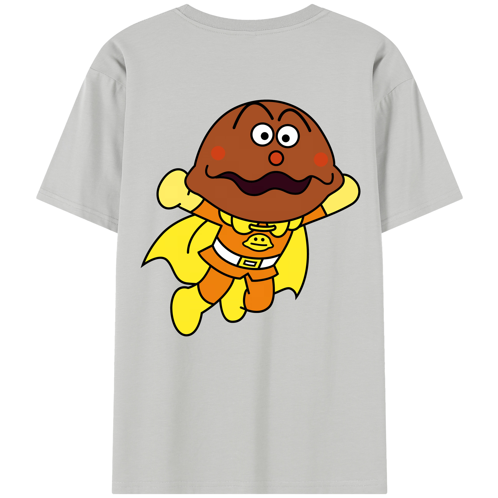 （画像用） アンパンマン Anpanman 綿100％半袖Tシャツ（背面プリント）
