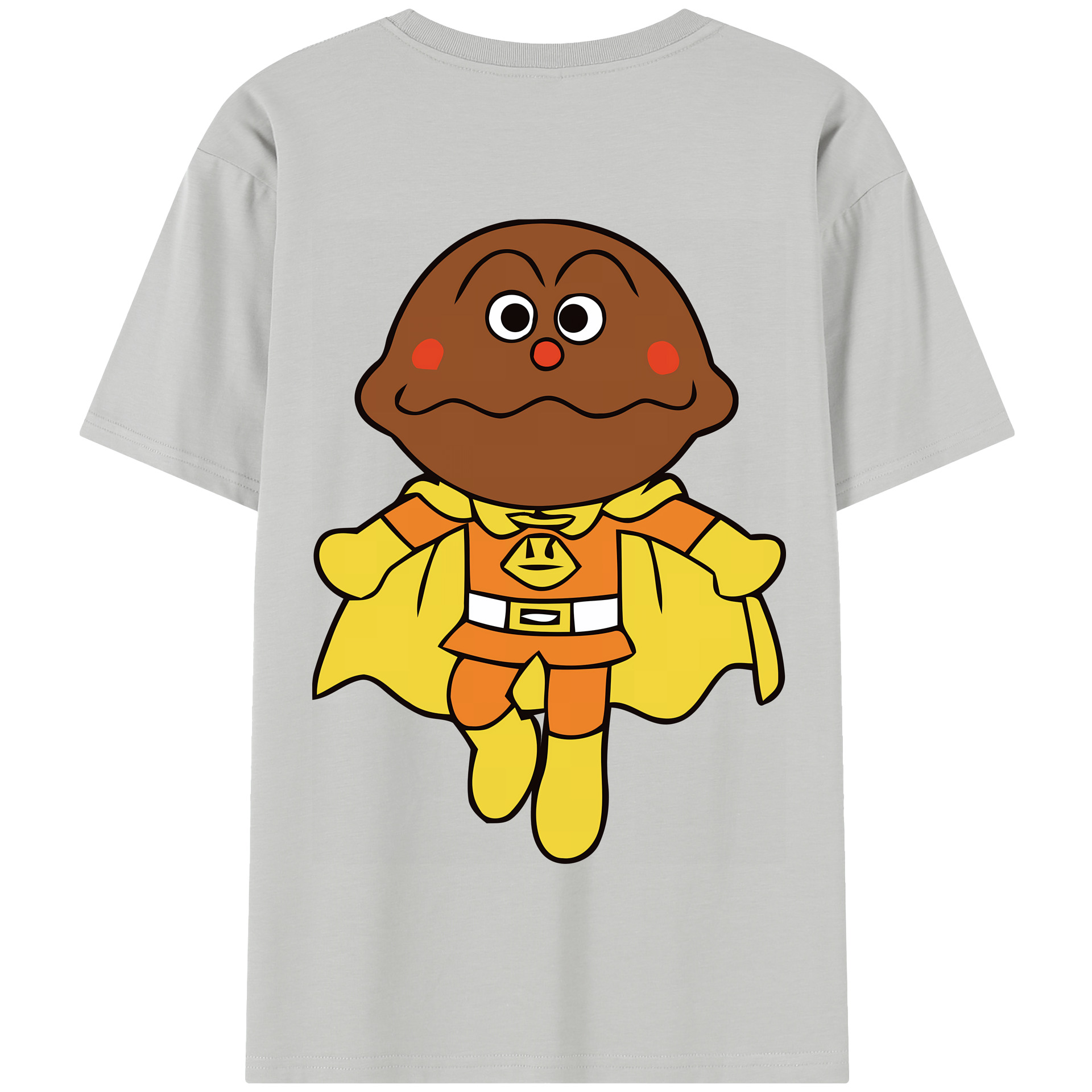 （画像用） アンパンマン Anpanman 綿100％半袖Tシャツ（背面プリント）