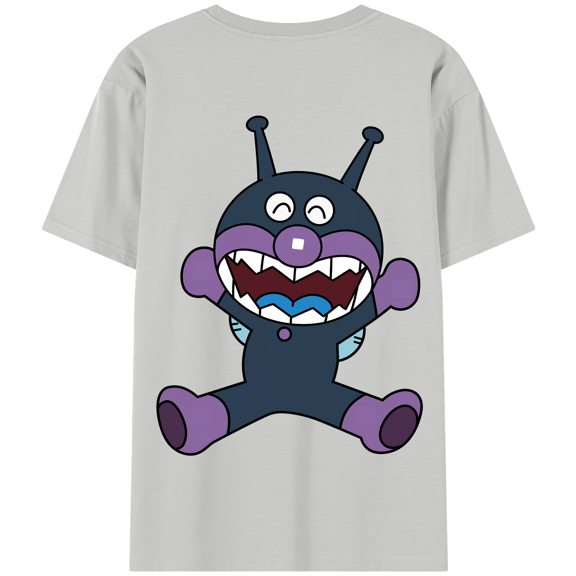 （画像用） アンパンマン Anpanman 綿100％半袖Tシャツ（背面プリント）