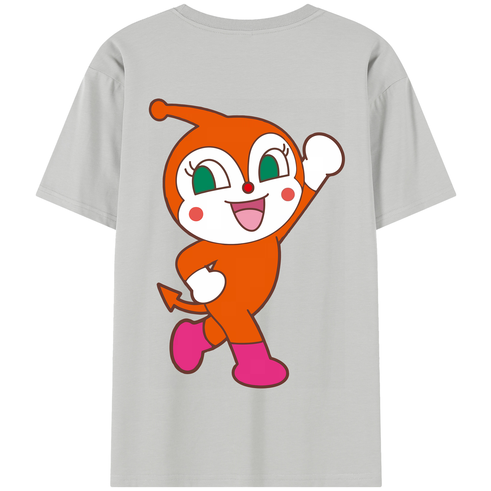 （画像用） アンパンマン Anpanman 綿100％半袖Tシャツ（背面プリント）