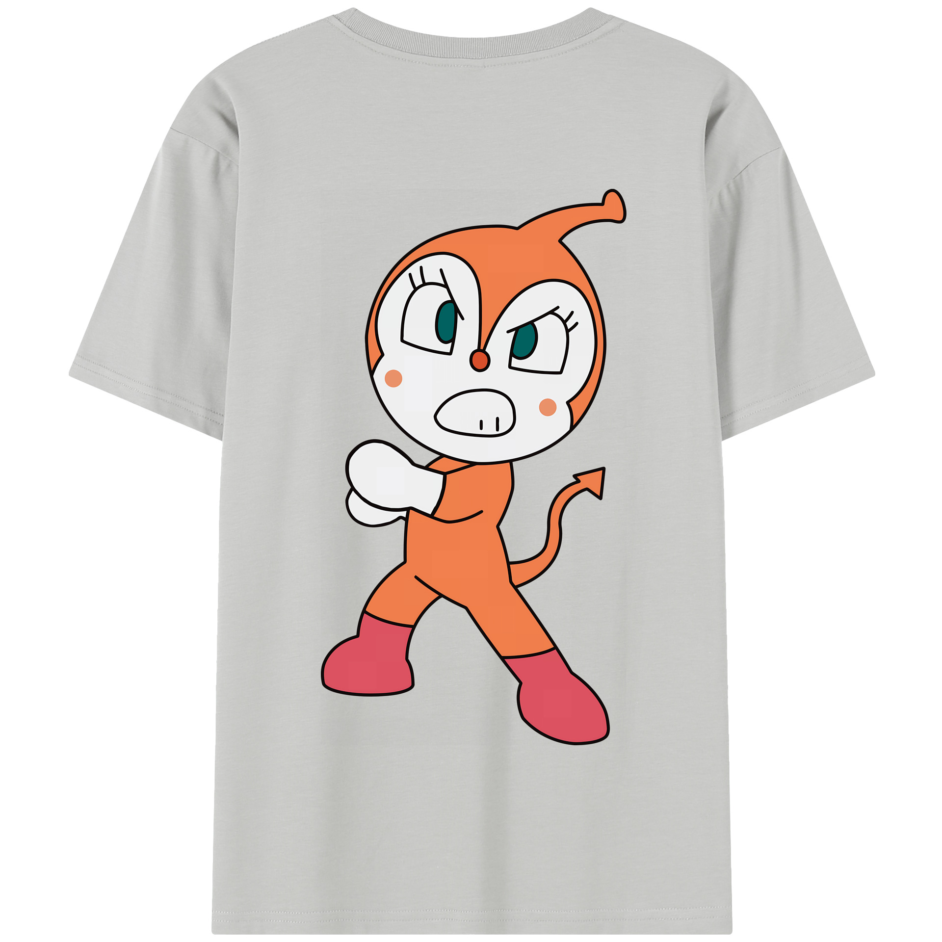 （画像用） アンパンマン Anpanman 綿100％半袖Tシャツ（背面プリント）