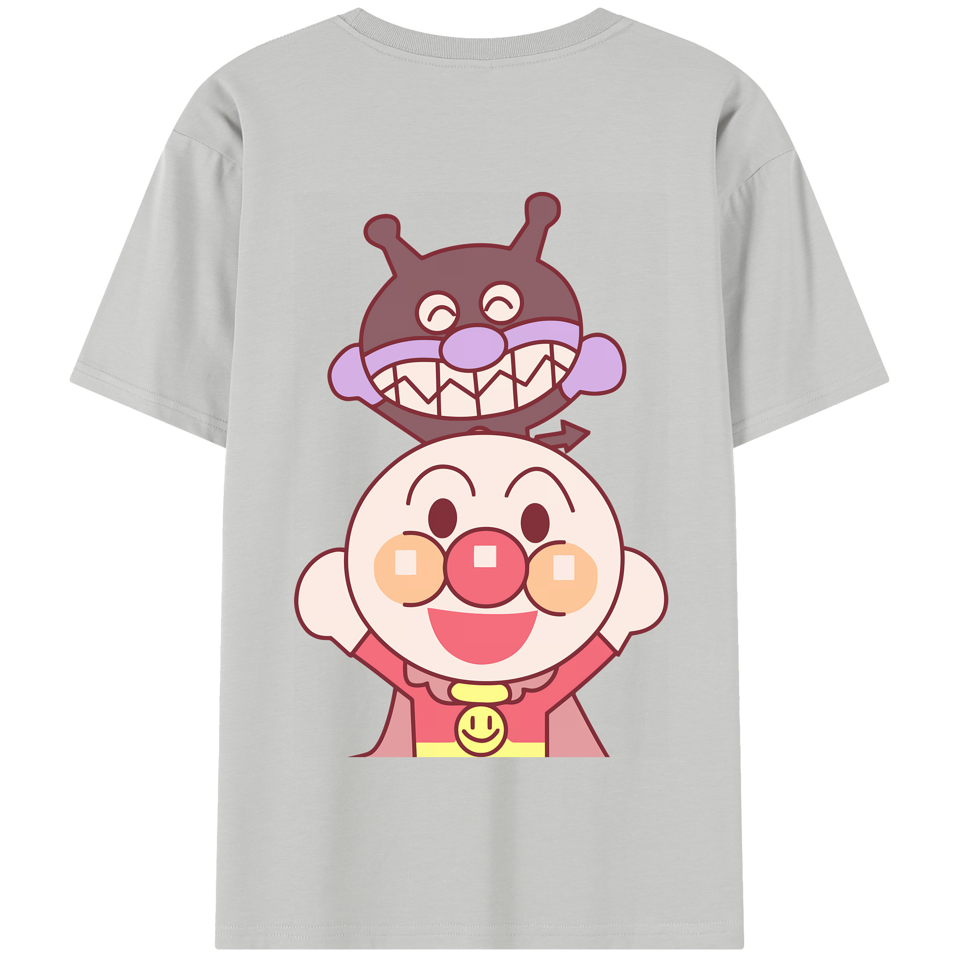 アンパンマン Anpanman 綿100％半袖Tシャツ（背面プリント）