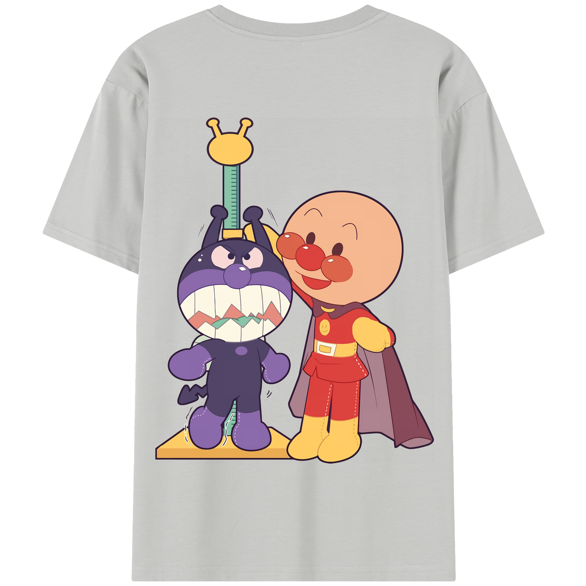 （画像用） アンパンマン Anpanman 綿100％半袖Tシャツ（背面プリント）