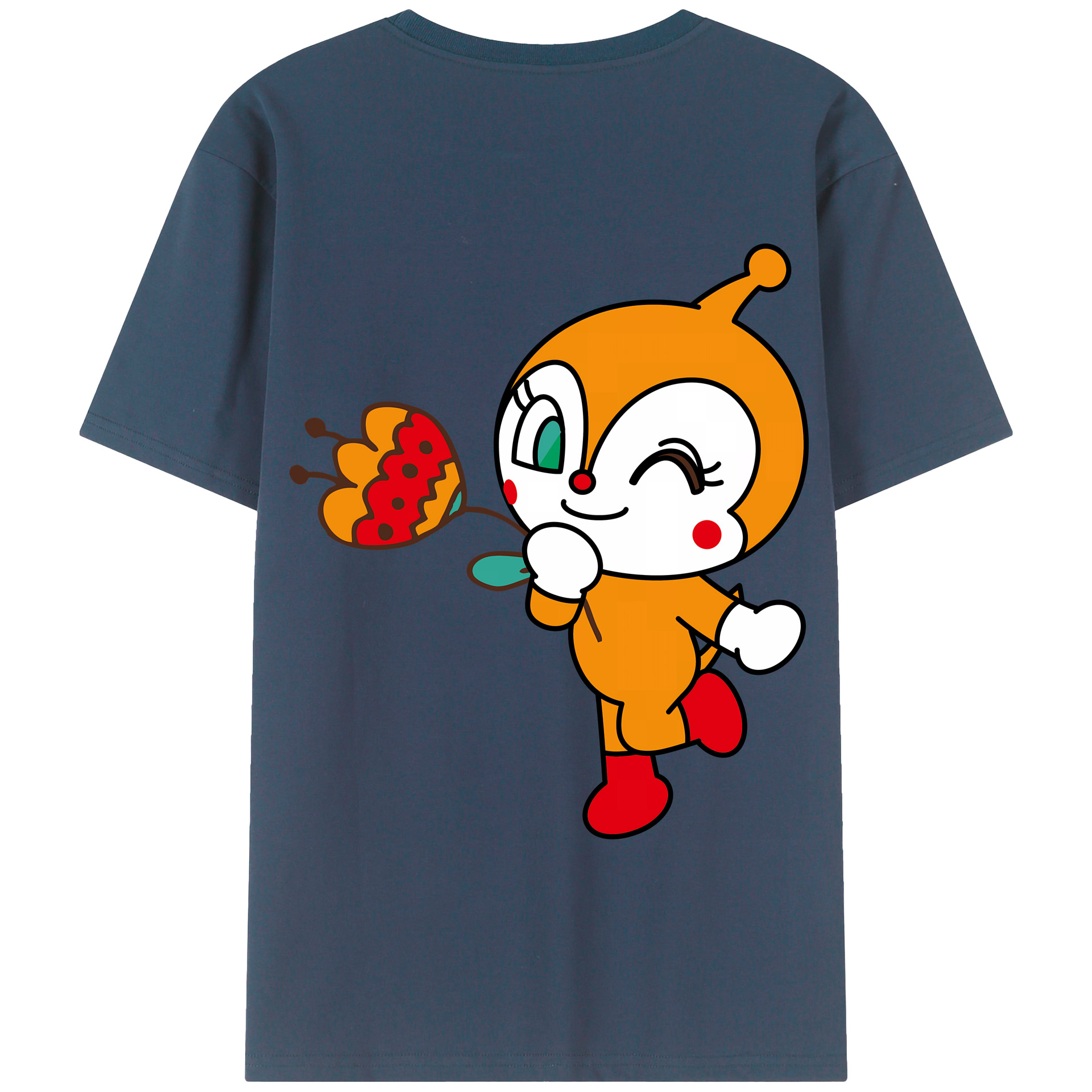 アンパンマン Anpanman 綿100％半袖Tシャツ（背面プリント）