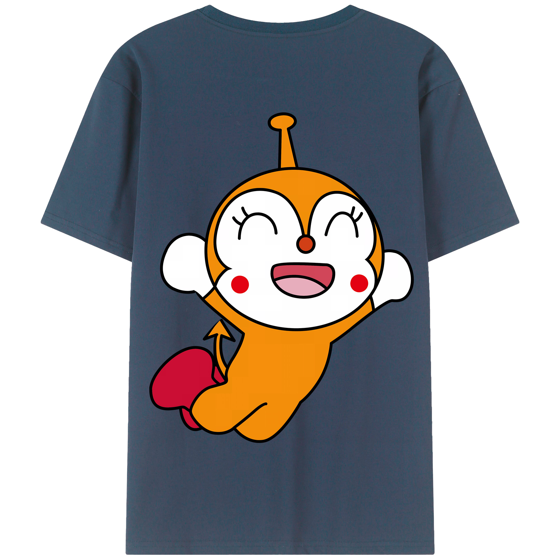 （画像用） アンパンマン Anpanman 綿100％半袖Tシャツ（背面プリント）