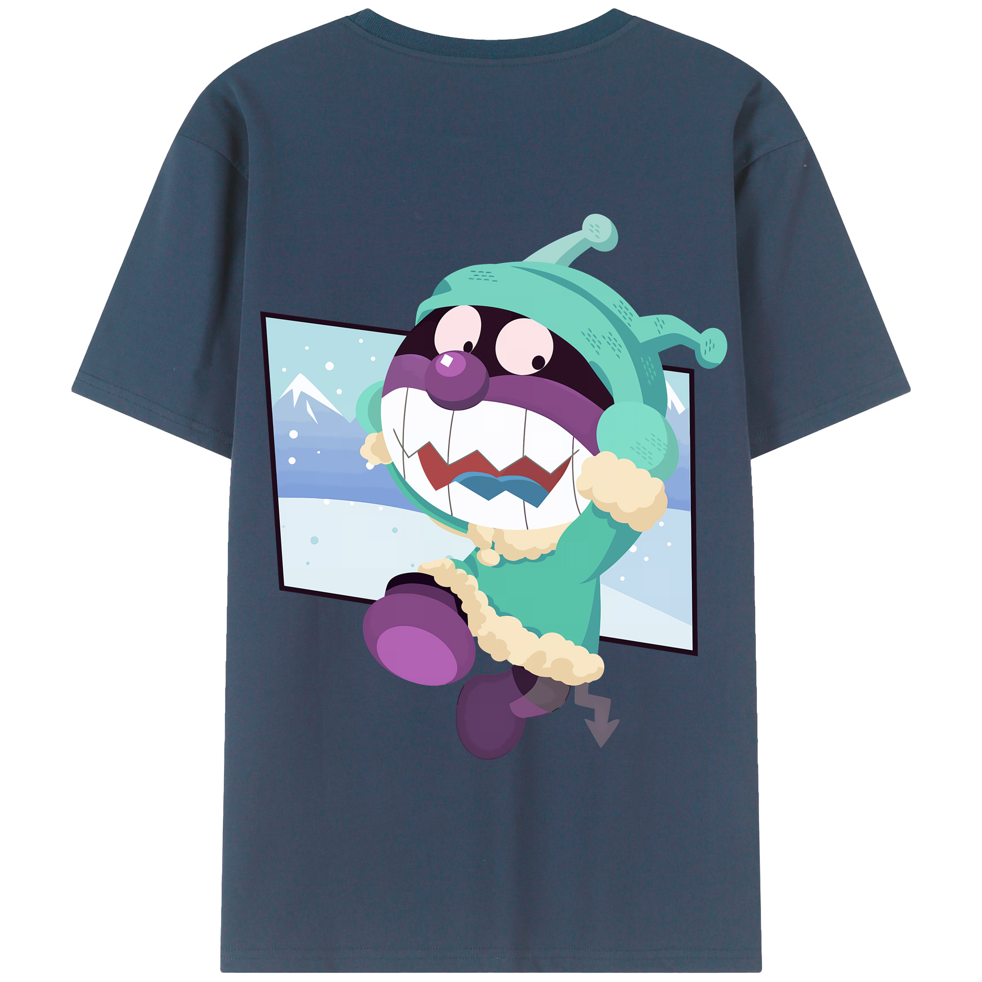 （画像用） アンパンマン Anpanman 綿100％半袖Tシャツ（背面プリント）