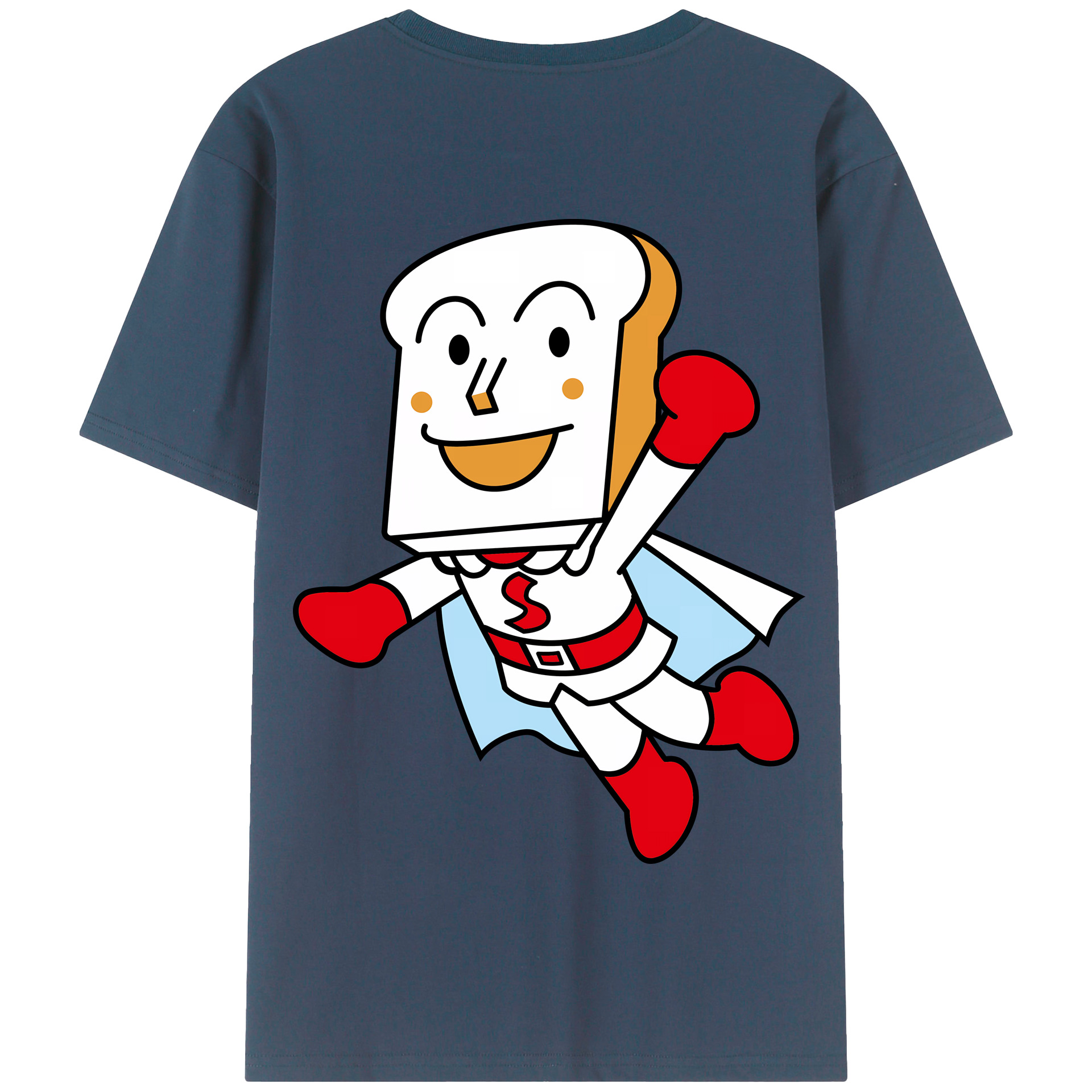 （画像用） アンパンマン Anpanman 綿100％半袖Tシャツ（背面プリント）