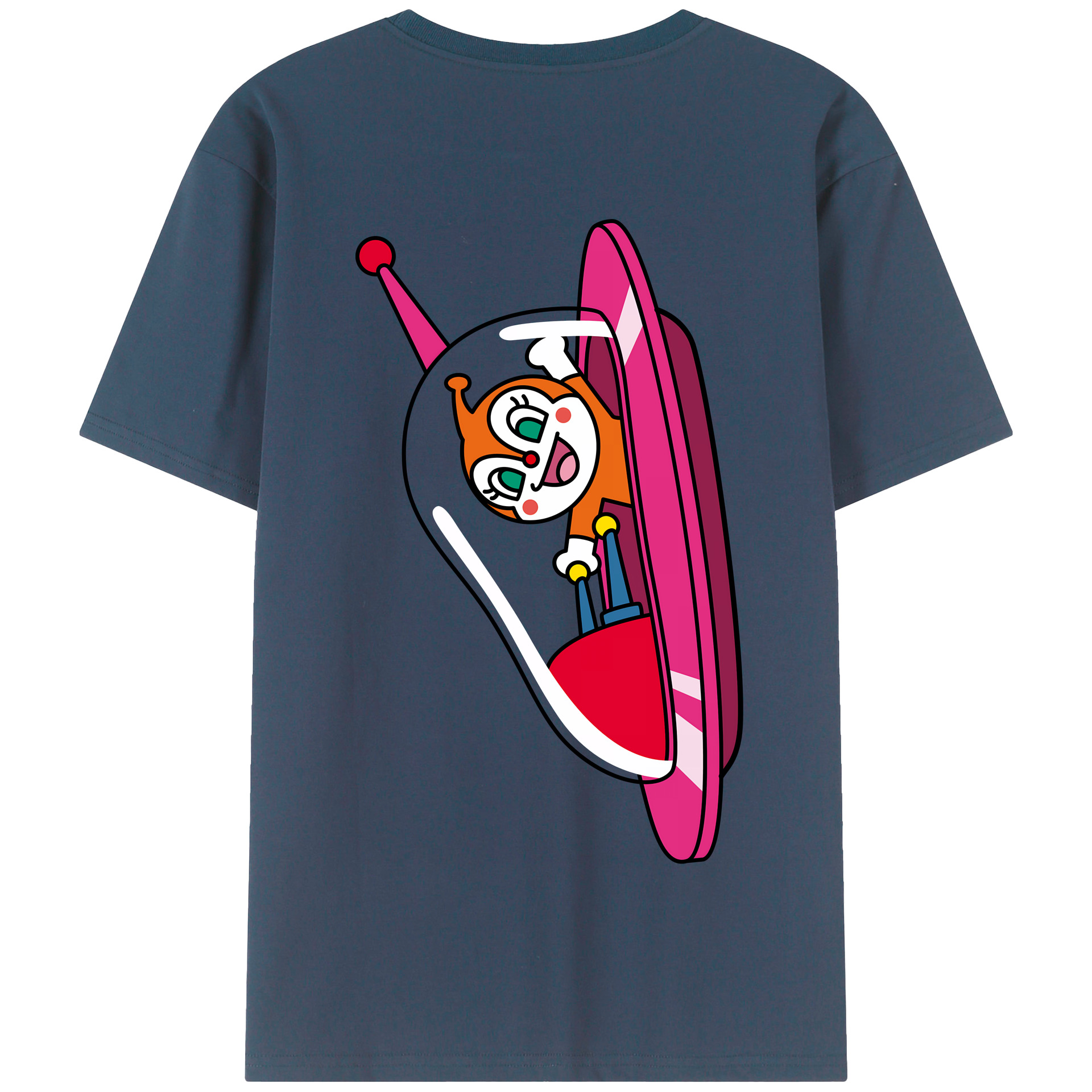 （画像用） アンパンマン Anpanman 綿100％半袖Tシャツ（背面プリント）