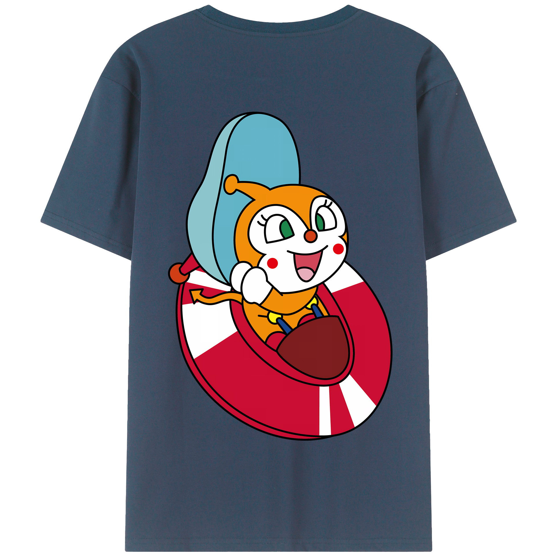 （画像用） アンパンマン Anpanman 綿100％半袖Tシャツ（背面プリント）
