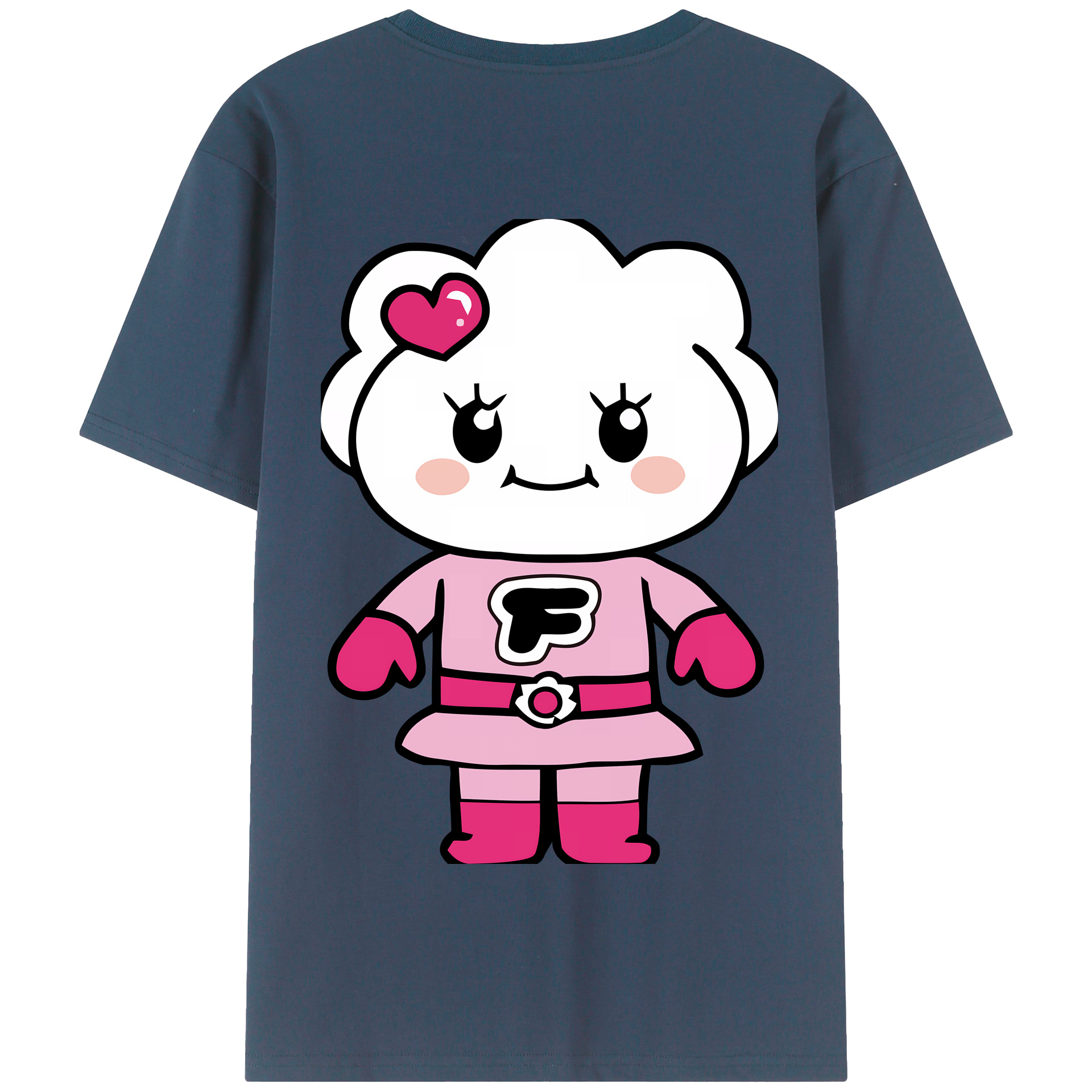 （画像用） アンパンマン Anpanman 綿100％半袖Tシャツ（背面プリント）