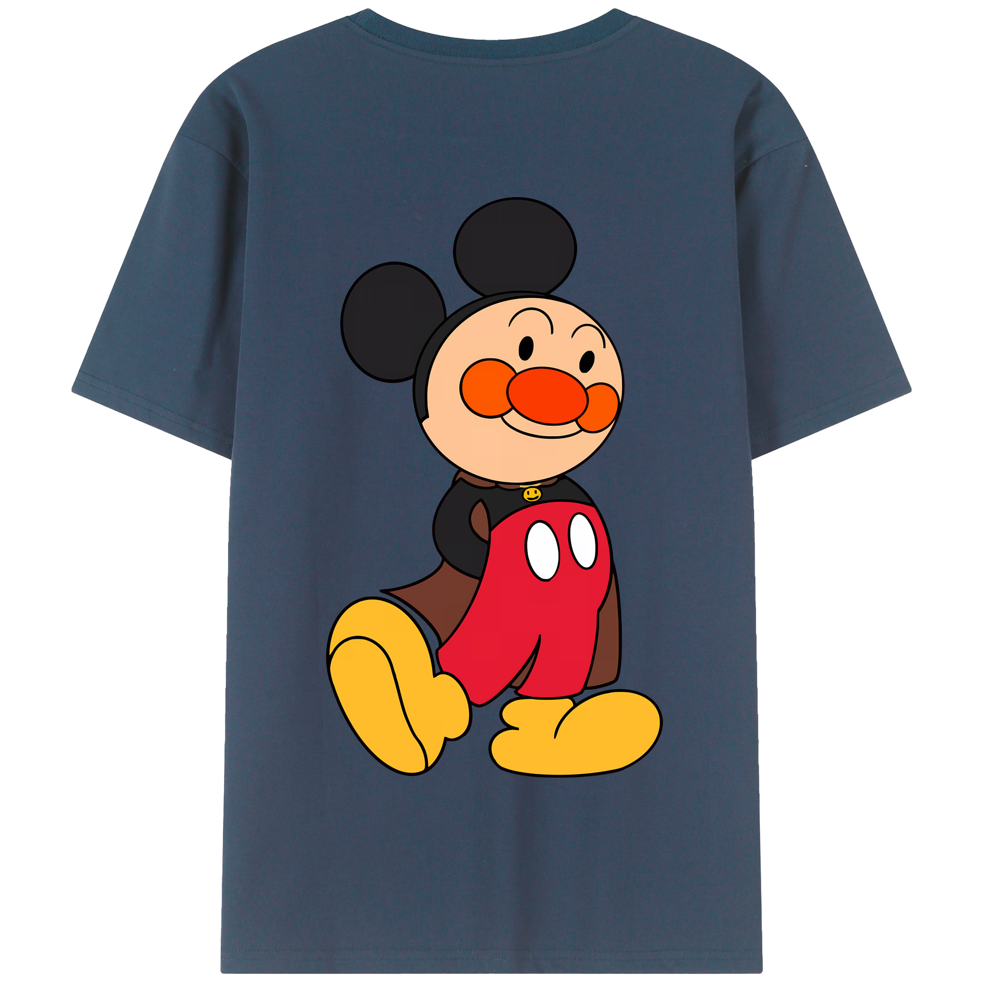（画像用） アンパンマン Anpanman 綿100％半袖Tシャツ（背面プリント）
