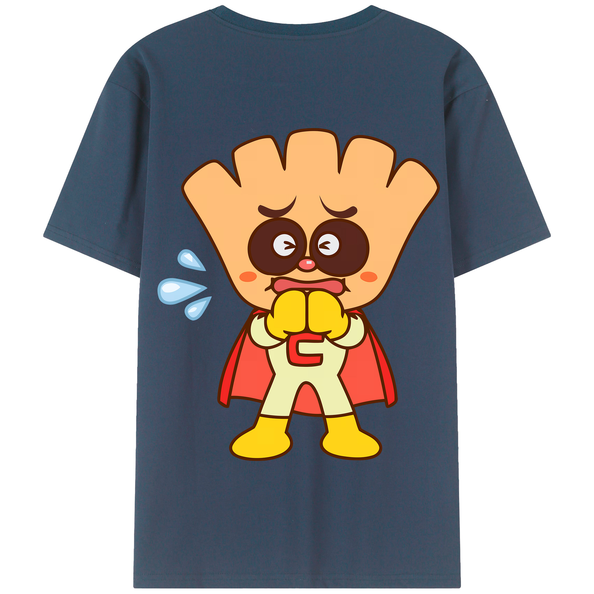 （画像用） アンパンマン Anpanman 綿100％半袖Tシャツ（背面プリント）