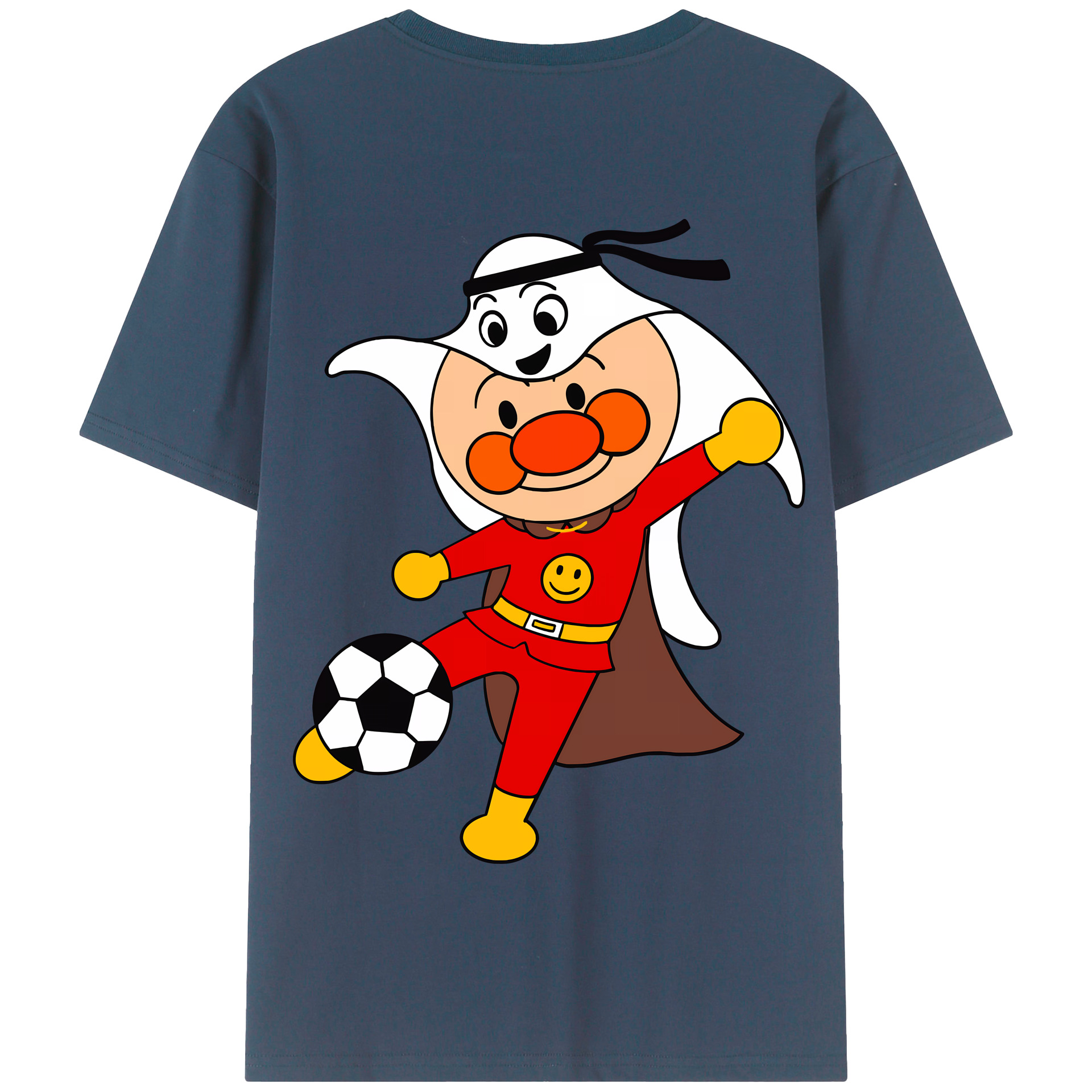 （画像用） アンパンマン Anpanman 綿100％半袖Tシャツ（背面プリント）