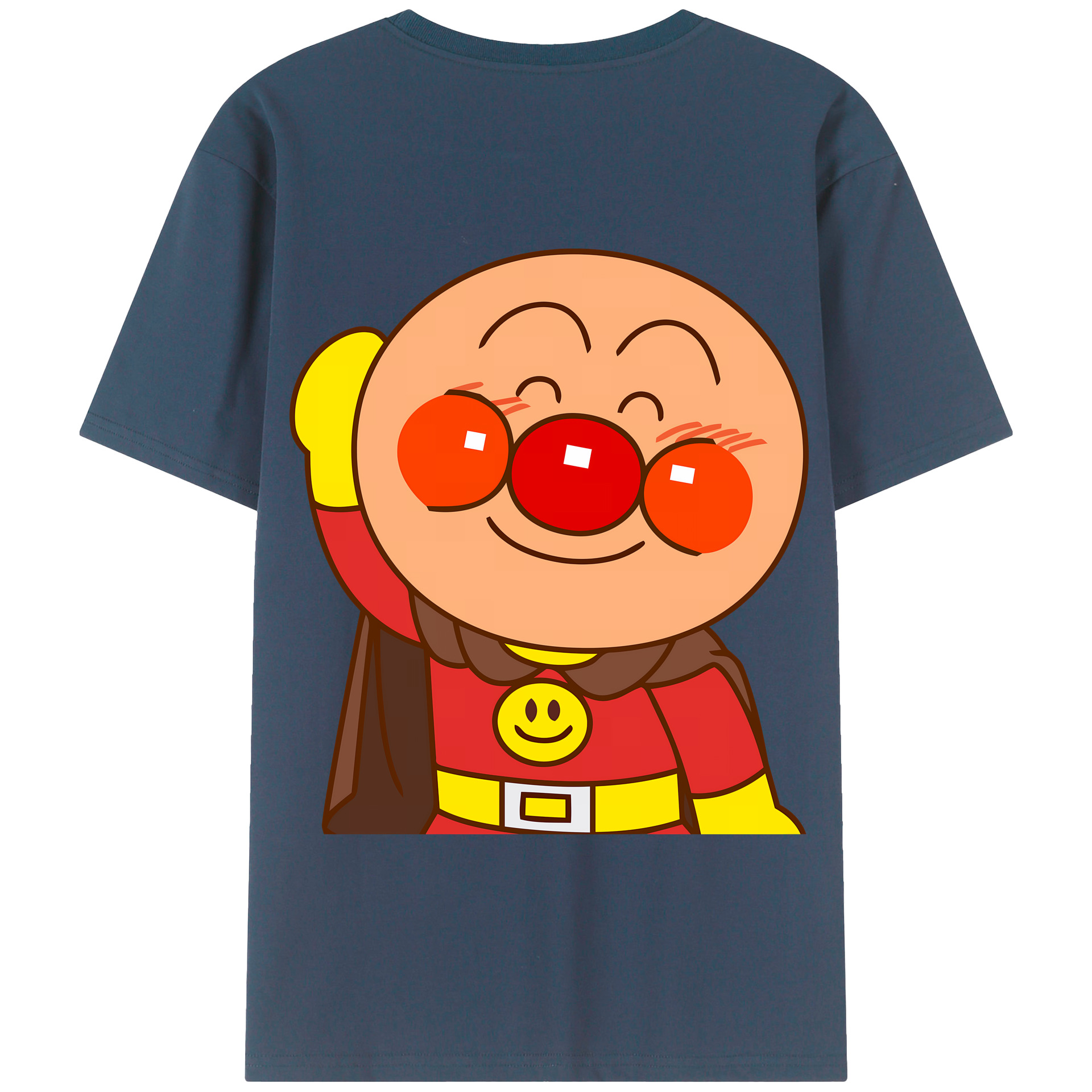 （画像用） アンパンマン Anpanman 綿100％半袖Tシャツ（背面プリント）