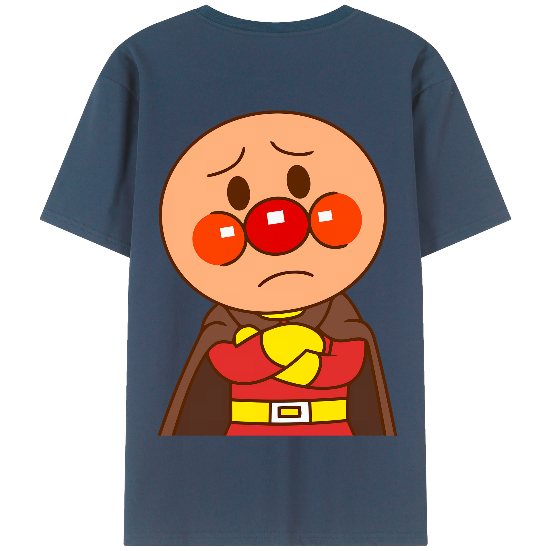 （画像用） アンパンマン Anpanman 綿100％半袖Tシャツ（背面プリント）