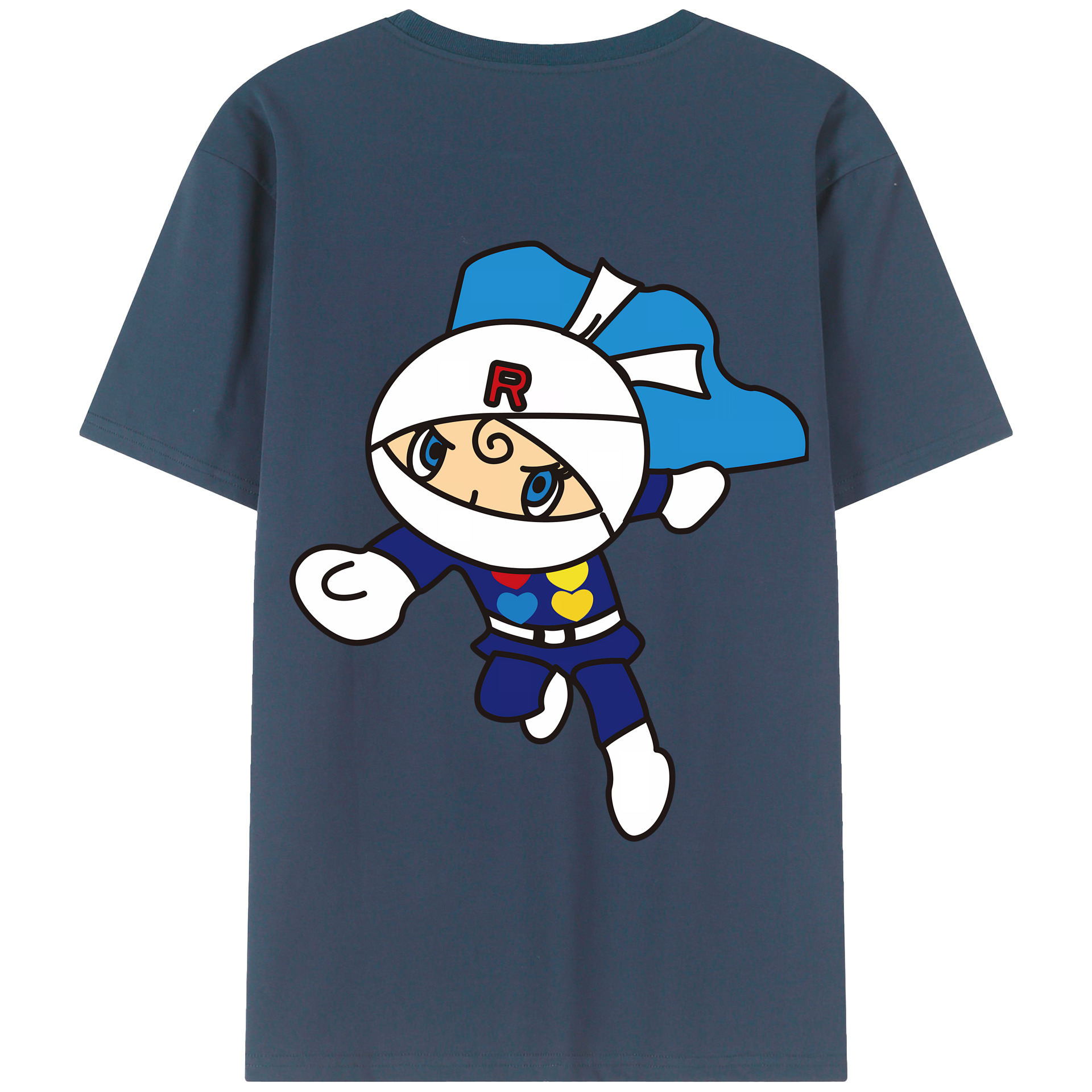 （画像用） アンパンマン Anpanman 綿100％半袖Tシャツ（背面プリント）