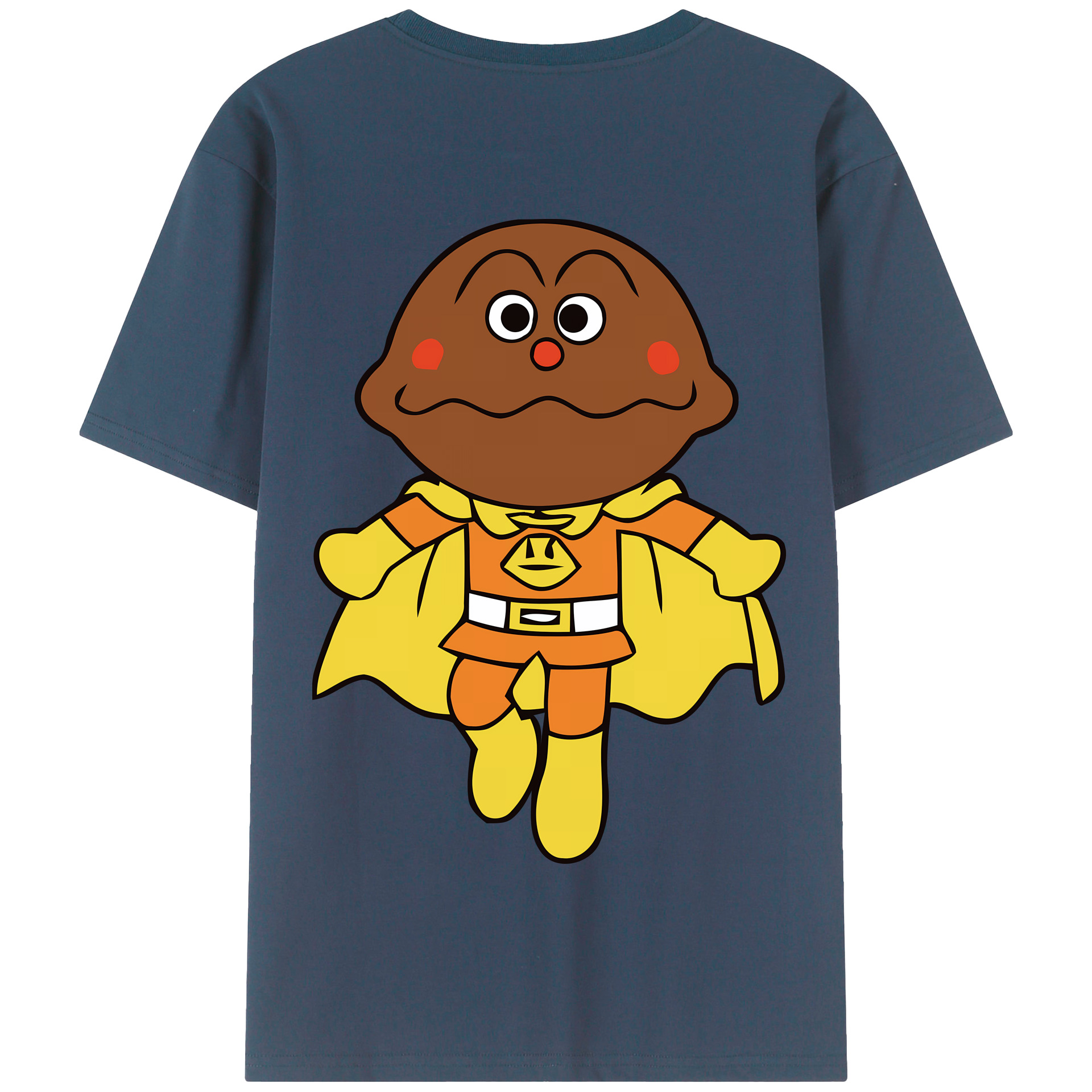 （画像用） アンパンマン Anpanman 綿100％半袖Tシャツ（背面プリント）