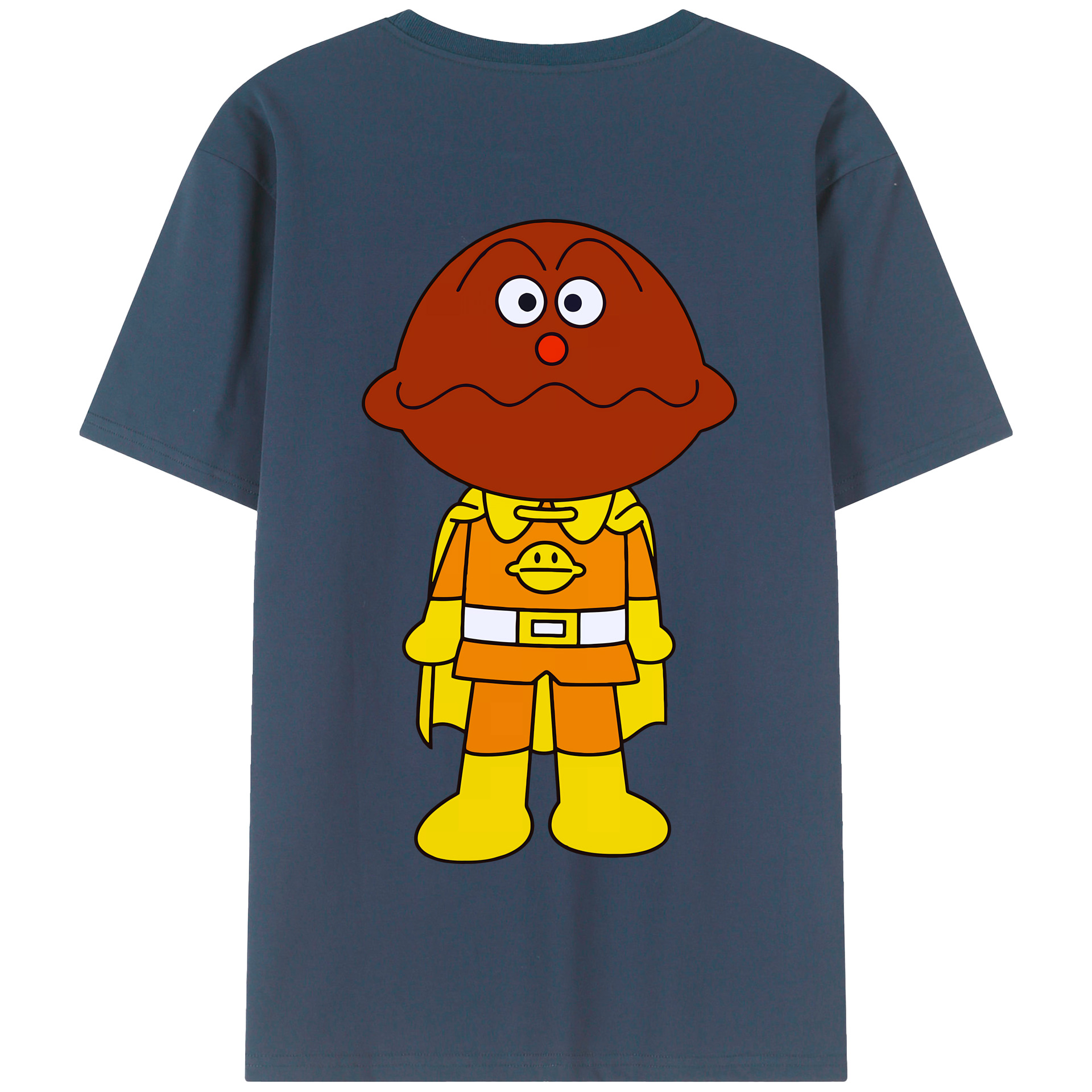 （画像用） アンパンマン Anpanman 綿100％半袖Tシャツ（背面プリント）