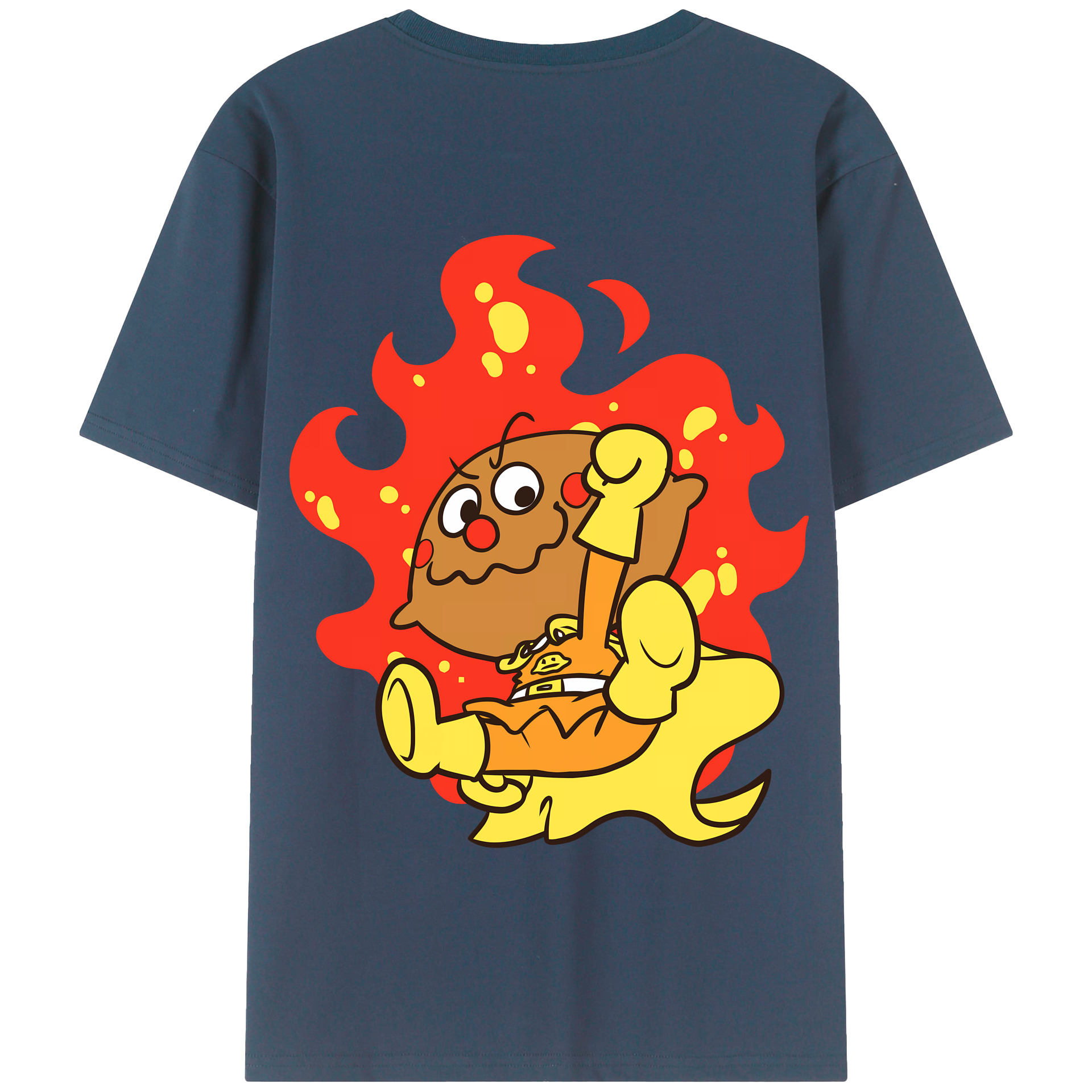 （画像用） アンパンマン Anpanman 綿100％半袖Tシャツ（背面プリント）