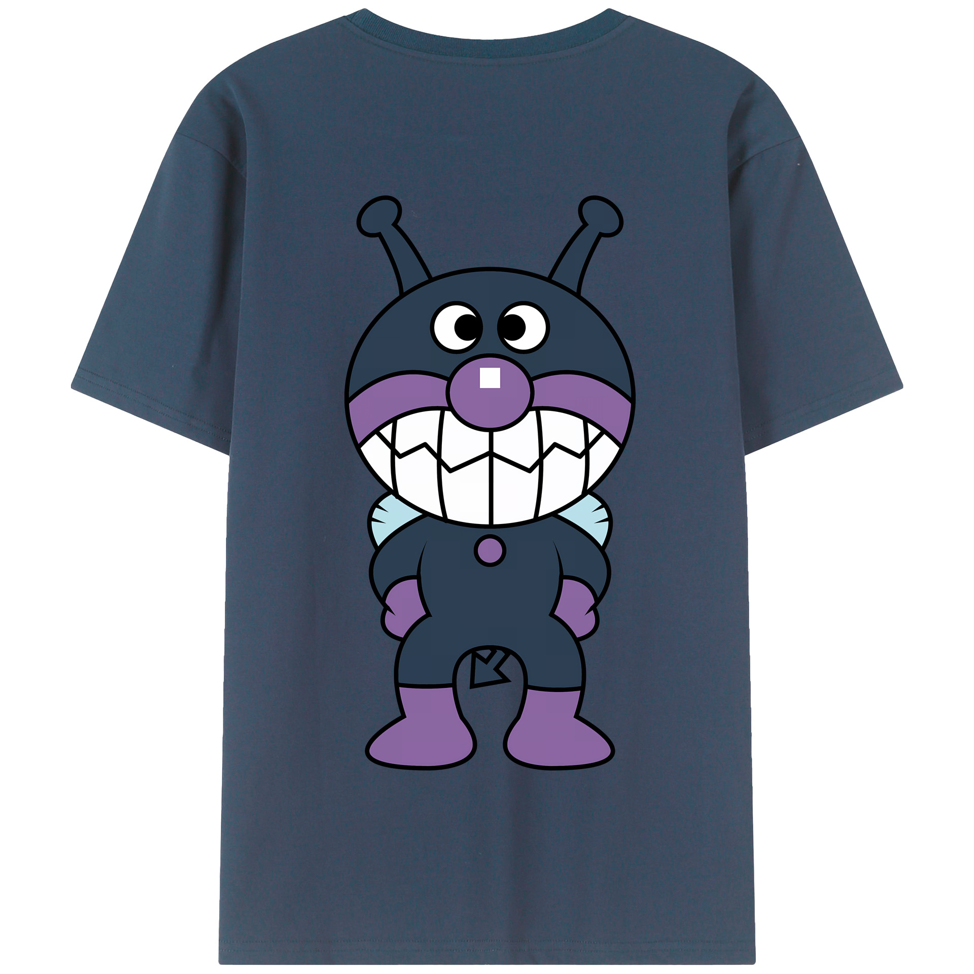 （画像用） アンパンマン Anpanman 綿100％半袖Tシャツ（背面プリント）