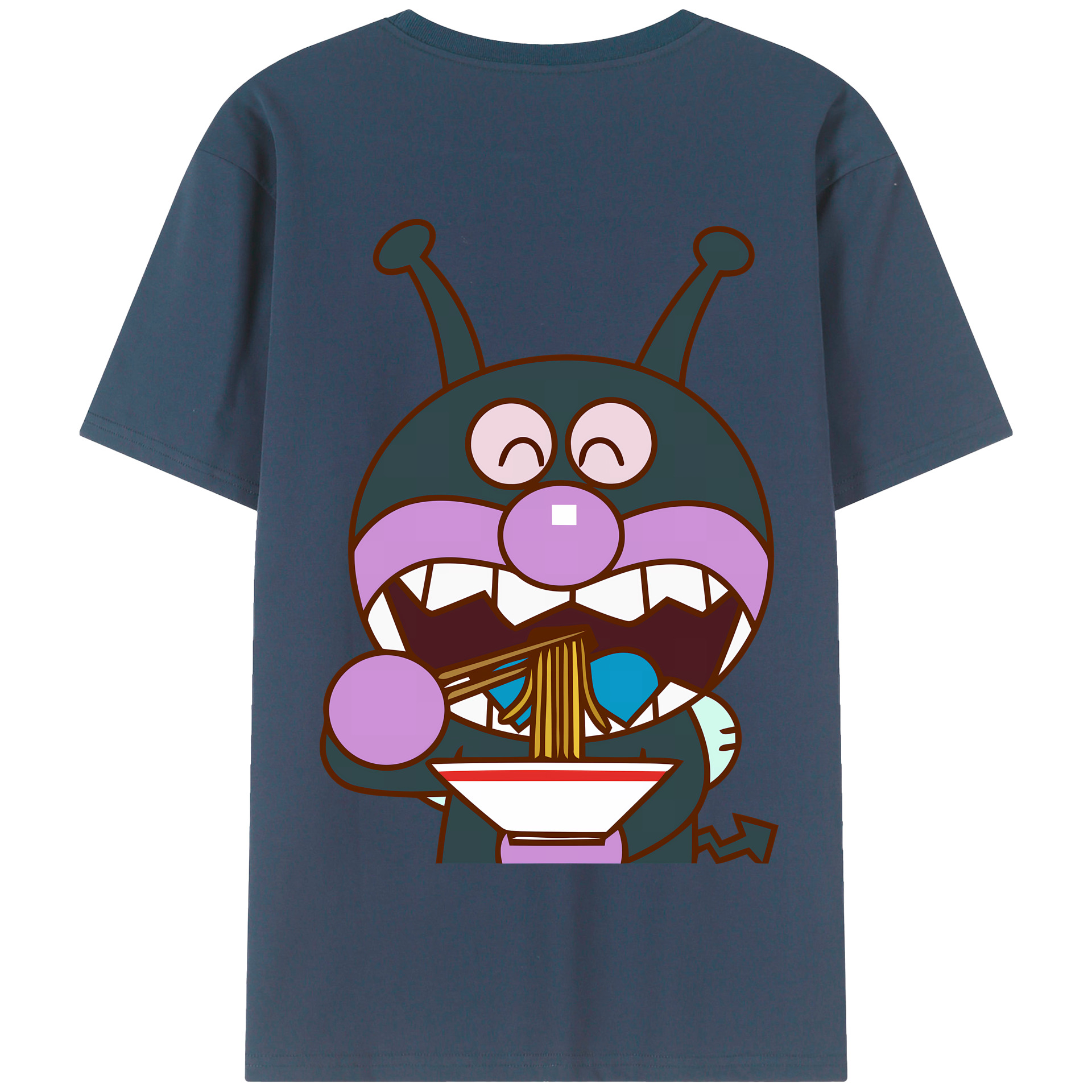 （画像用） アンパンマン Anpanman 綿100％半袖Tシャツ（背面プリント）
