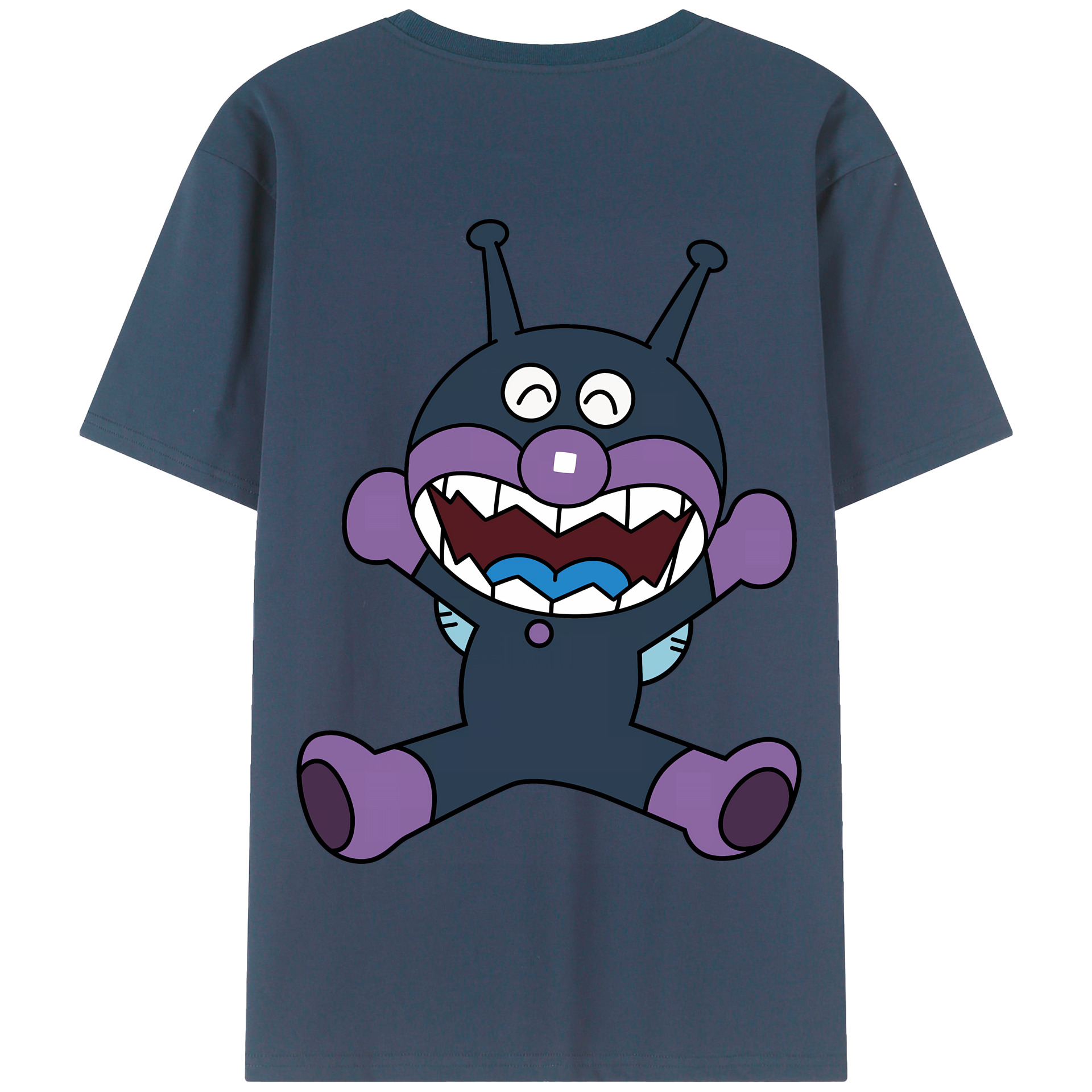 （画像用） アンパンマン Anpanman 綿100％半袖Tシャツ（背面プリント）