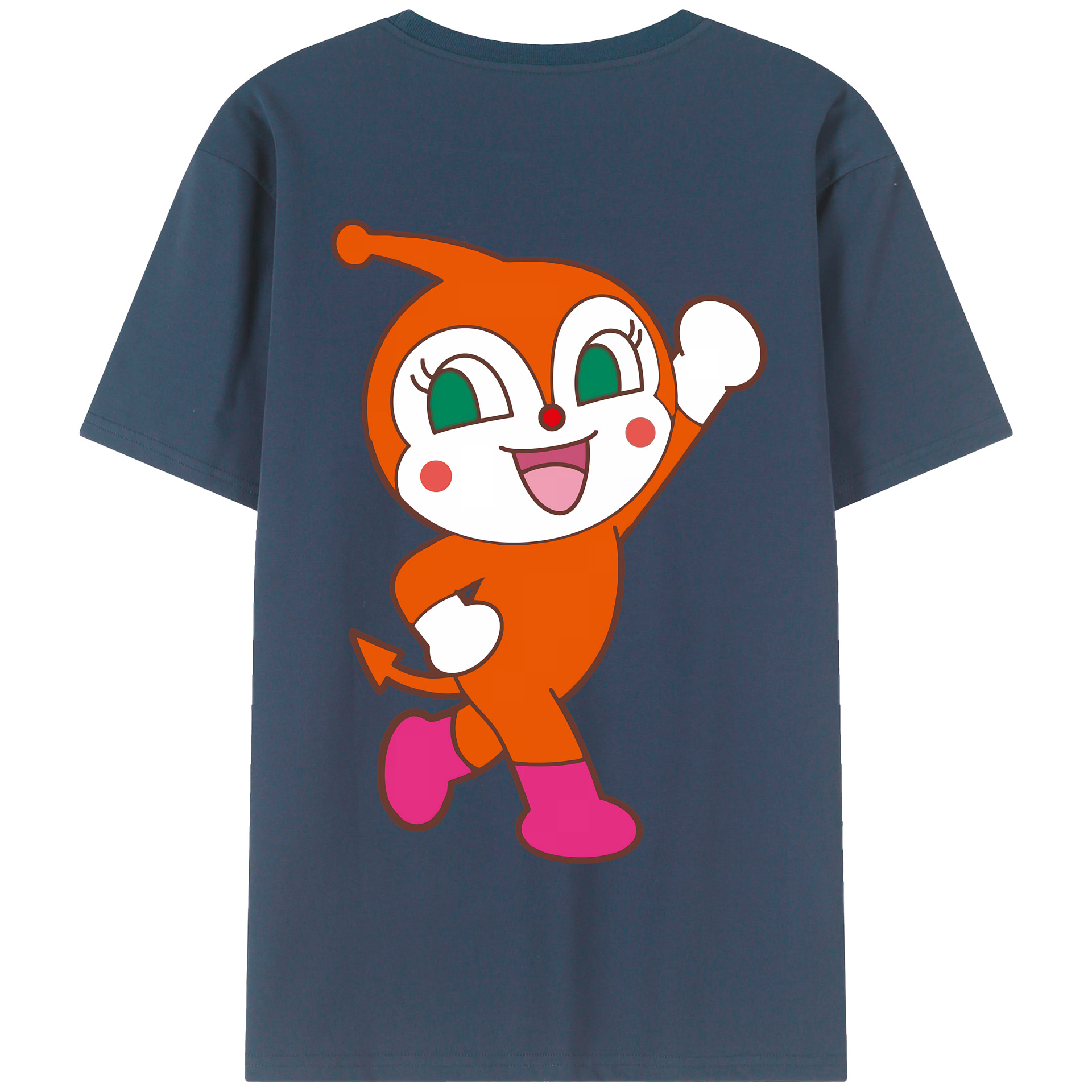 （画像用） アンパンマン Anpanman 綿100％半袖Tシャツ（背面プリント）