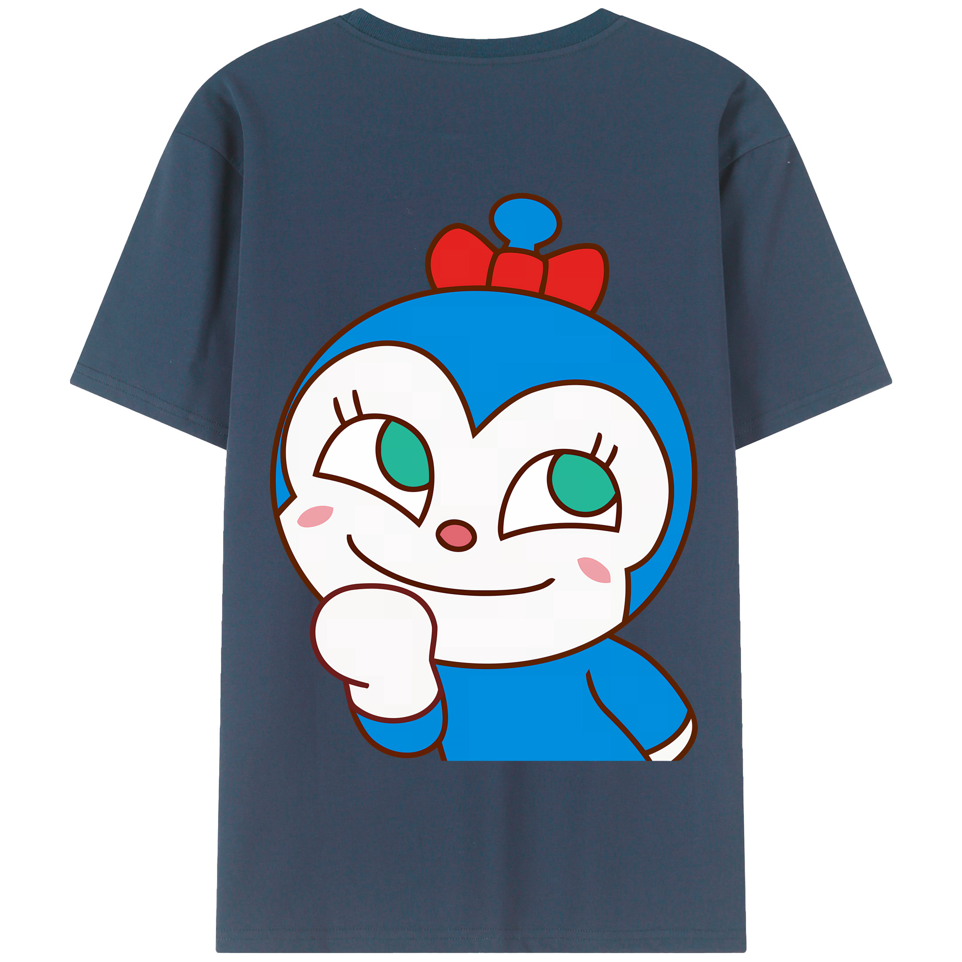 （画像用） アンパンマン Anpanman 綿100％半袖Tシャツ（背面プリント）