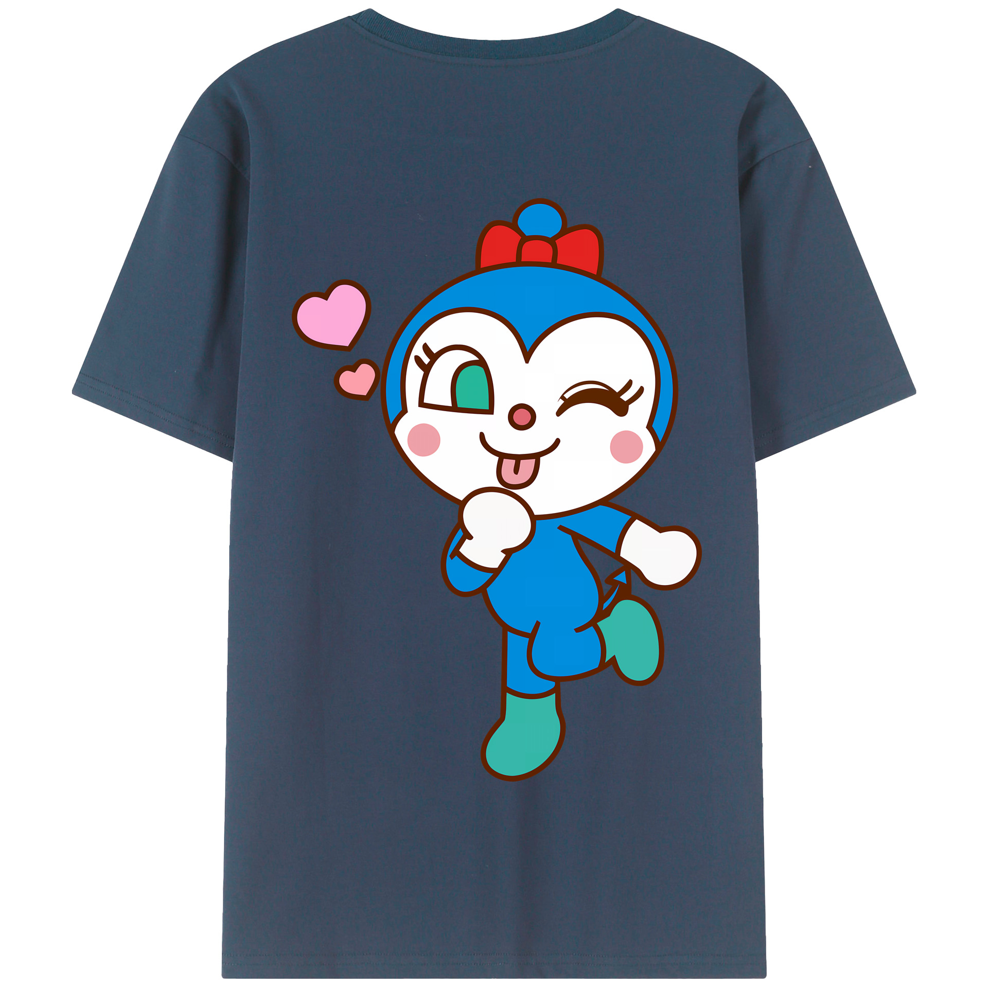（画像用） アンパンマン Anpanman 綿100％半袖Tシャツ（背面プリント）